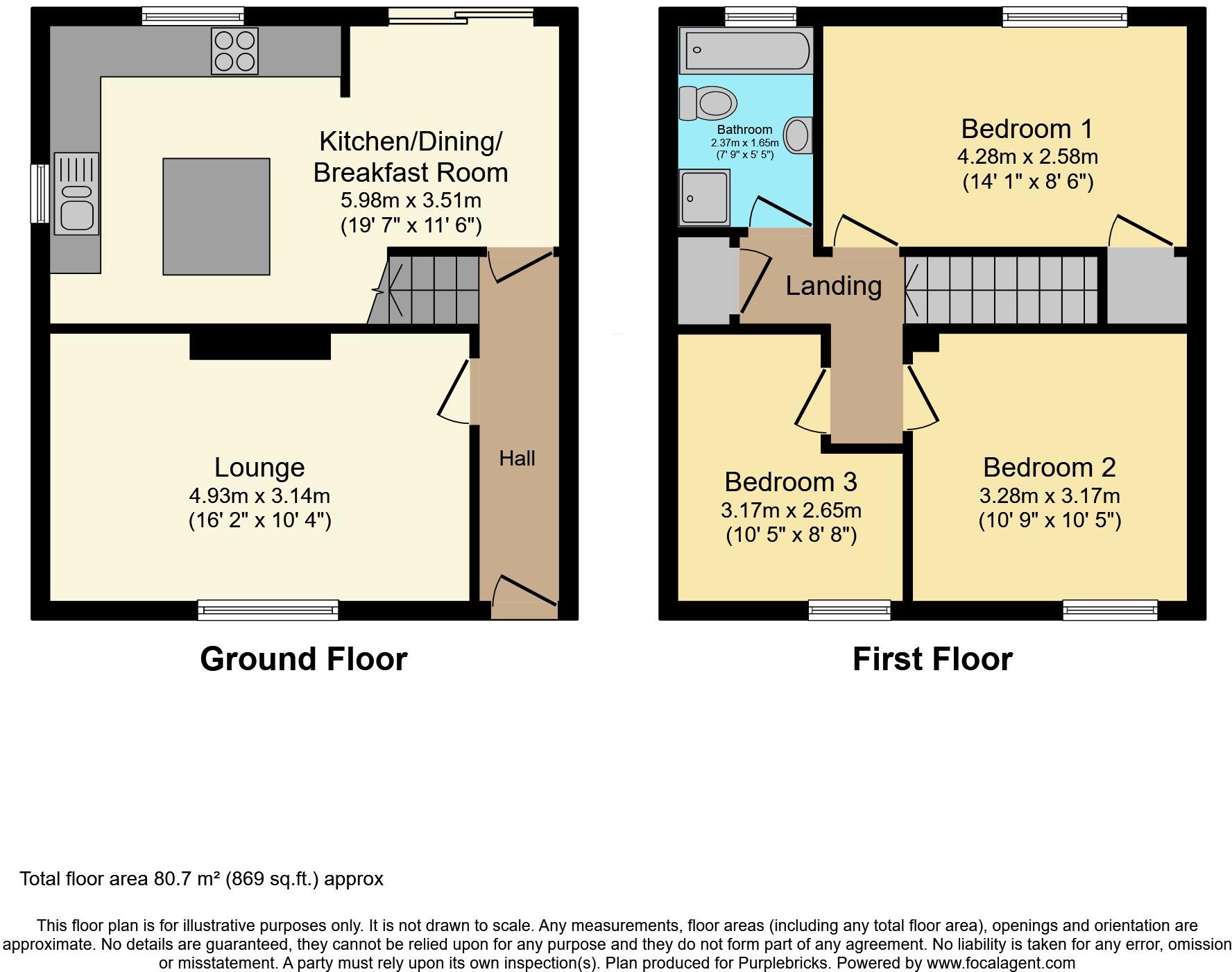 Leek New Road, Stoke-on-Trent, ST6 floorplan