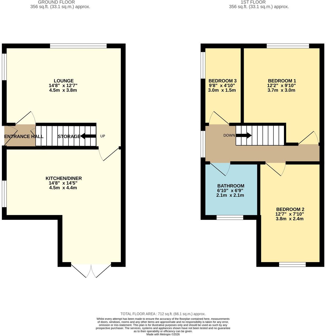 Coppice Walk, Denton, Manchester, Greater Manchester, M34 floorplan