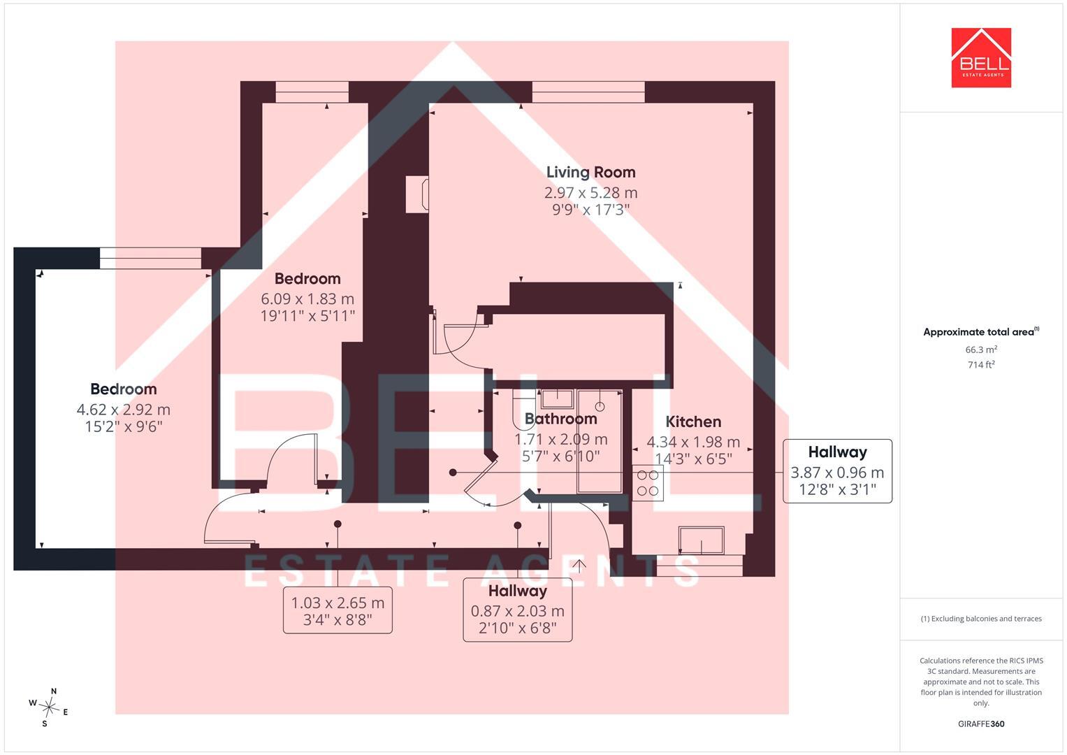 North Dene Drive, Low Fell floorplan