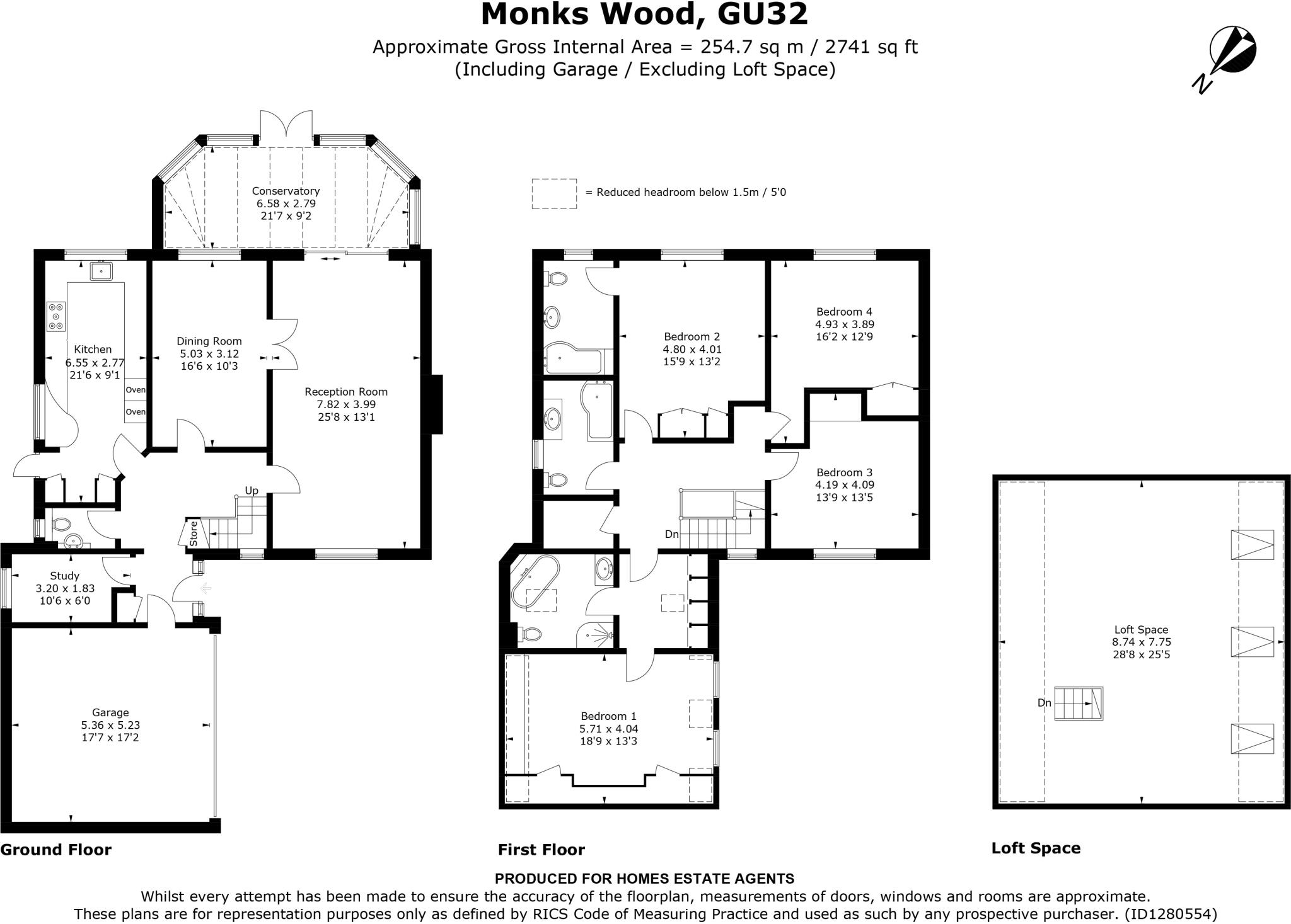 Monks Wood, Petersfield, Hampshire floorplan