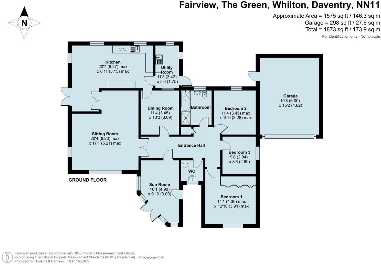 The Green, Whilton, Daventry, NN11 floorplan