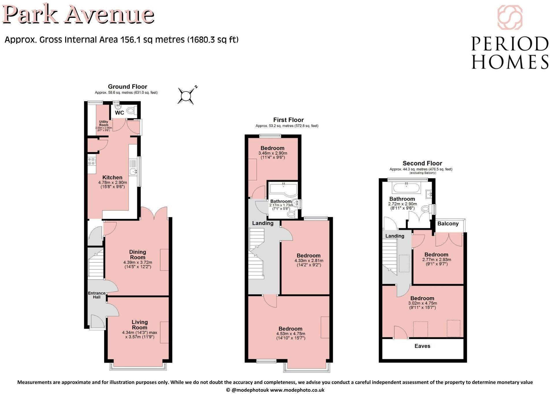 Park Avenue, Chelmsford floorplan