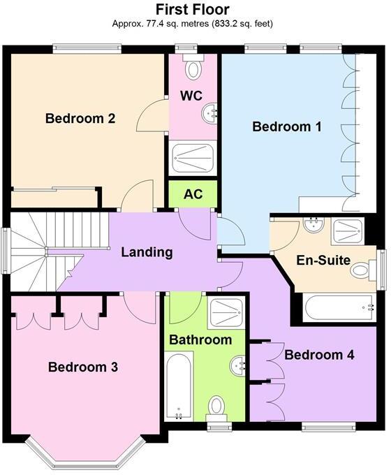 Woodcroft Gardens, Appleton, Warrington, WA4 floorplan