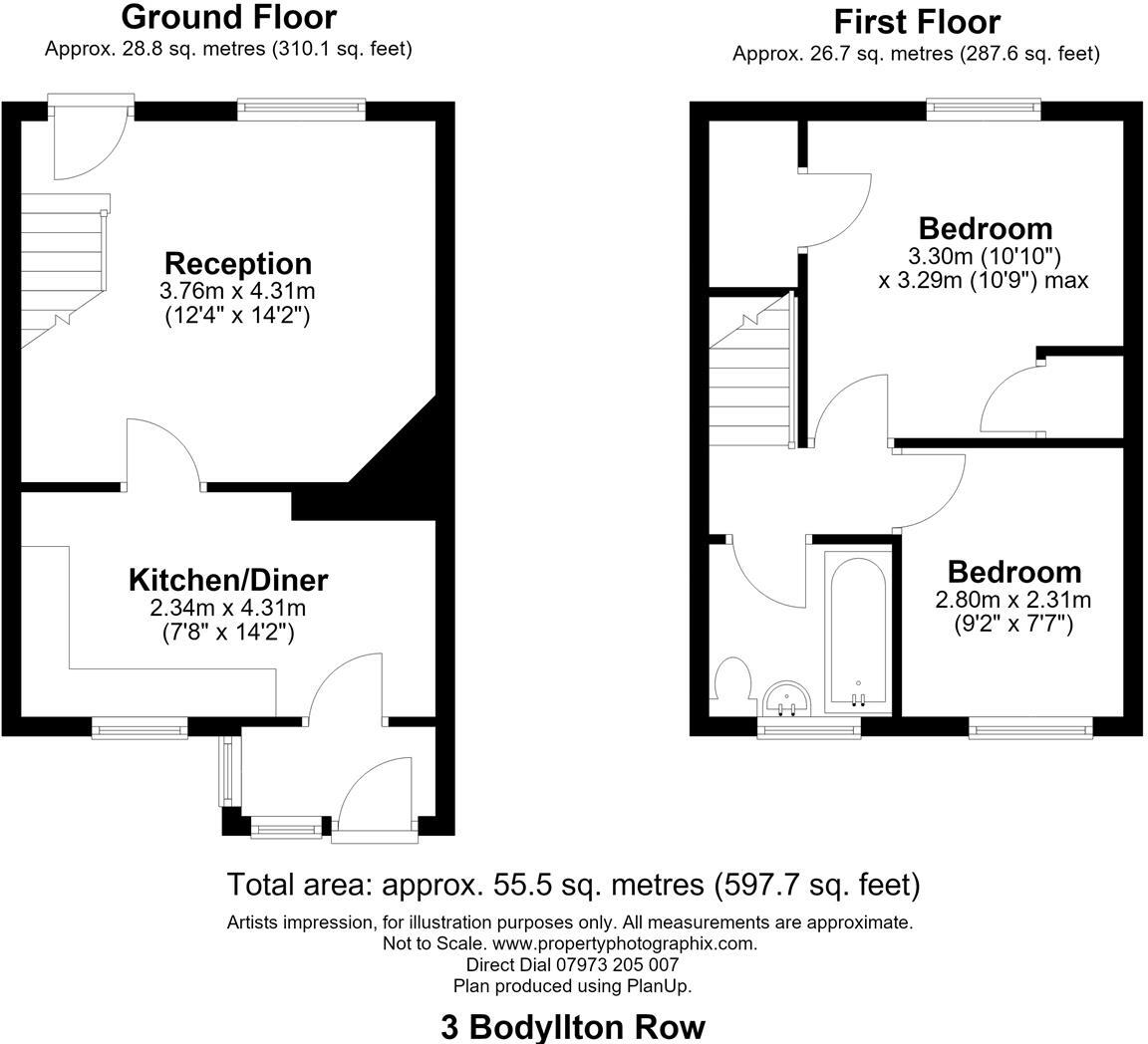 Park Road, Rhosymedre floorplan