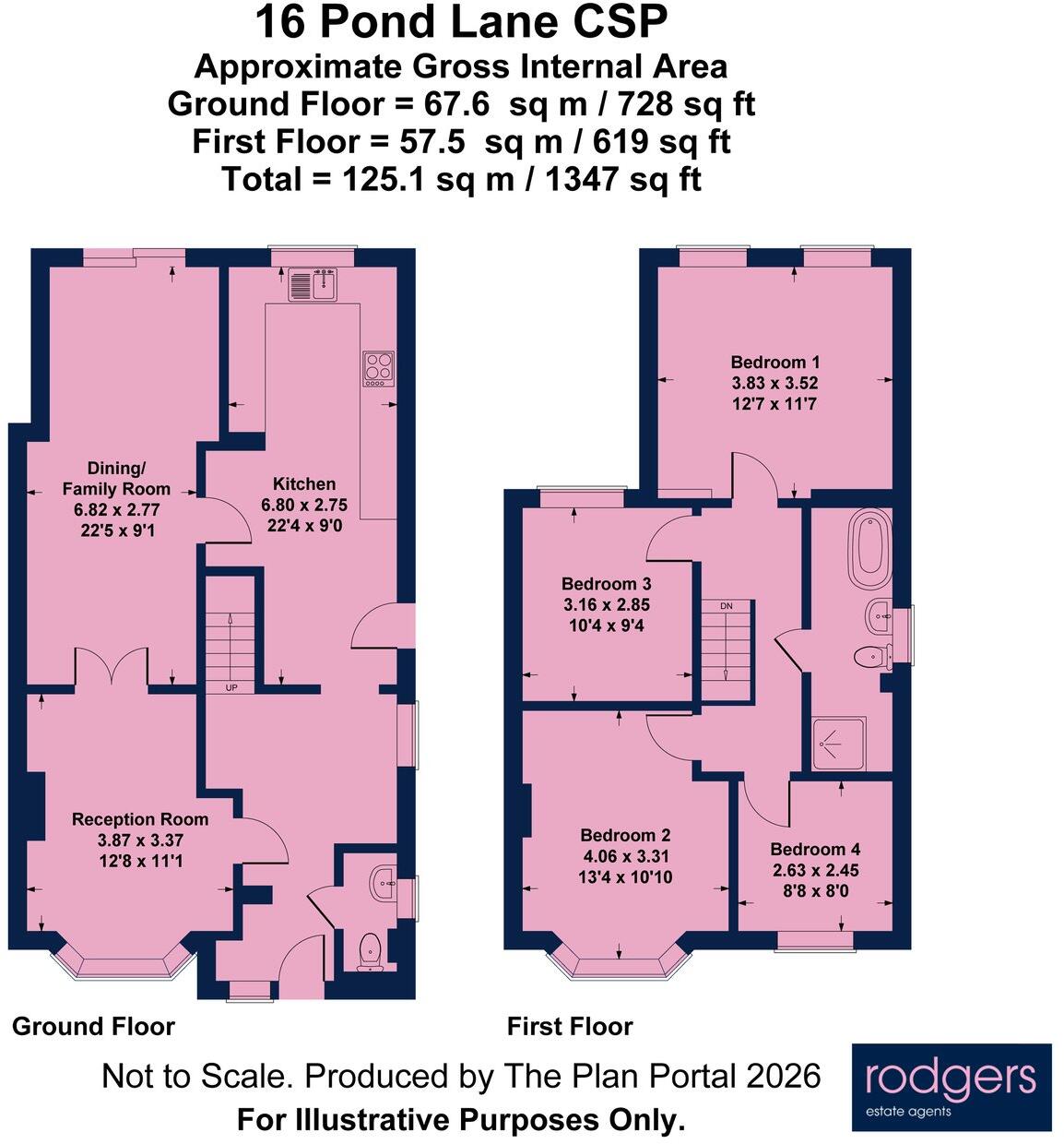 Pond Lane, Chalfont St Peter, SL9 floorplan