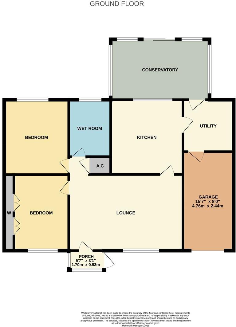 Aysha Gardens, Westward Ho, Bideford floorplan
