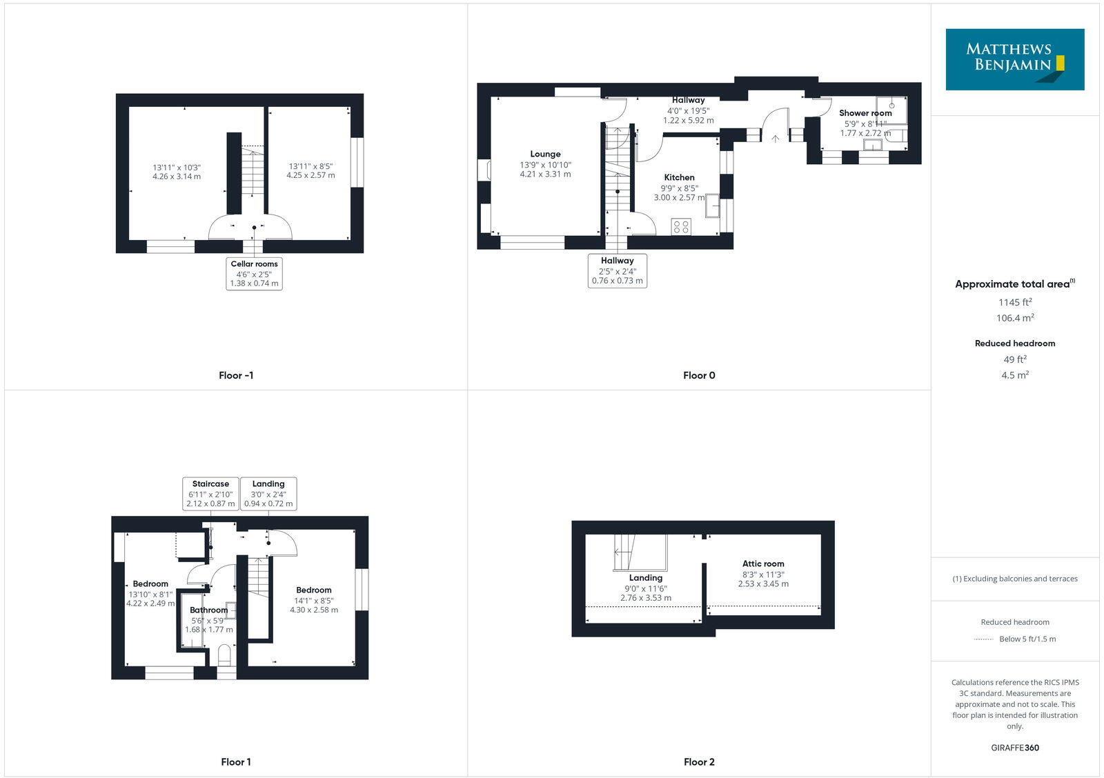 Freshfield Cottage, Wansfell Road Ambleside LA22 0EG floorplan
