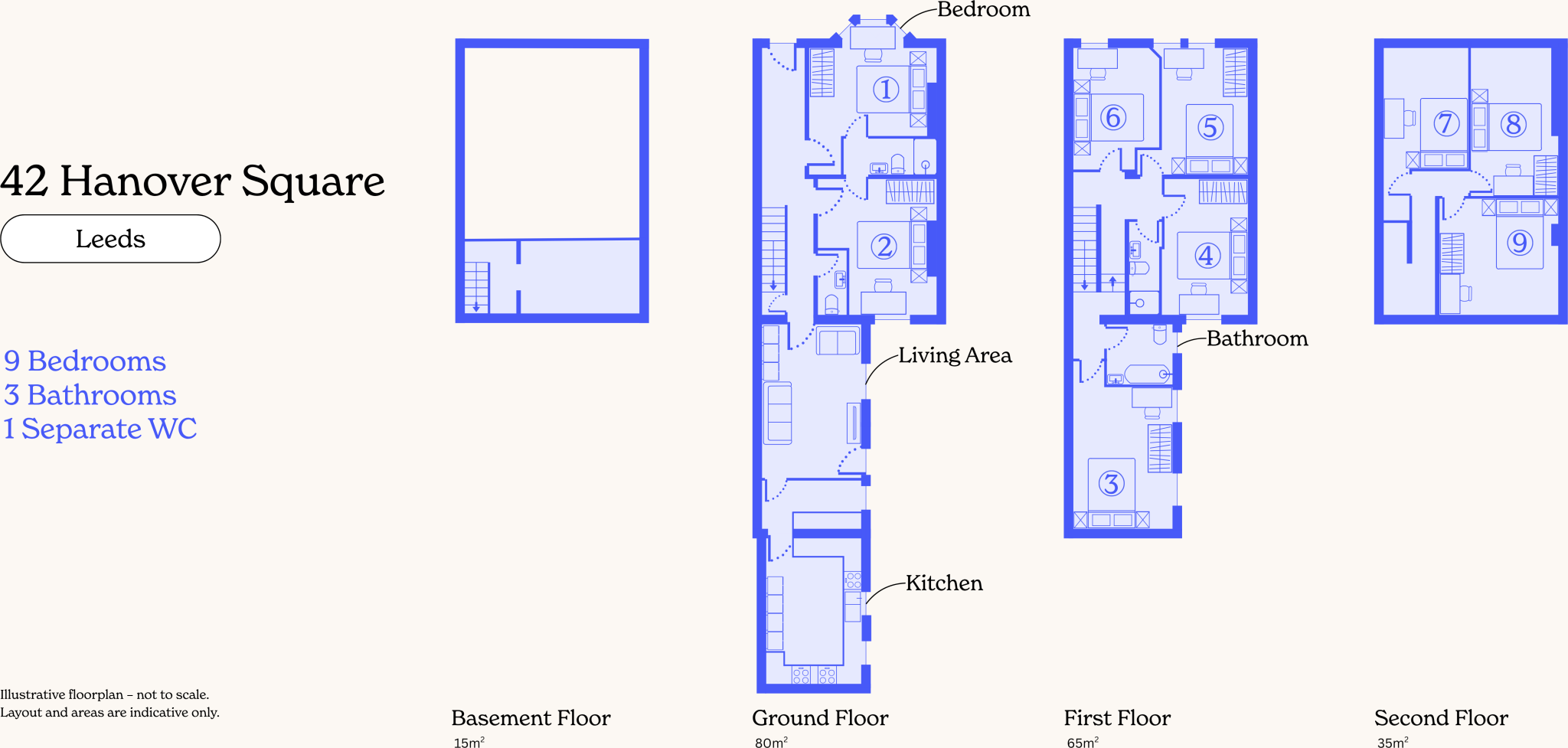 Hanover Square, Leeds floorplan