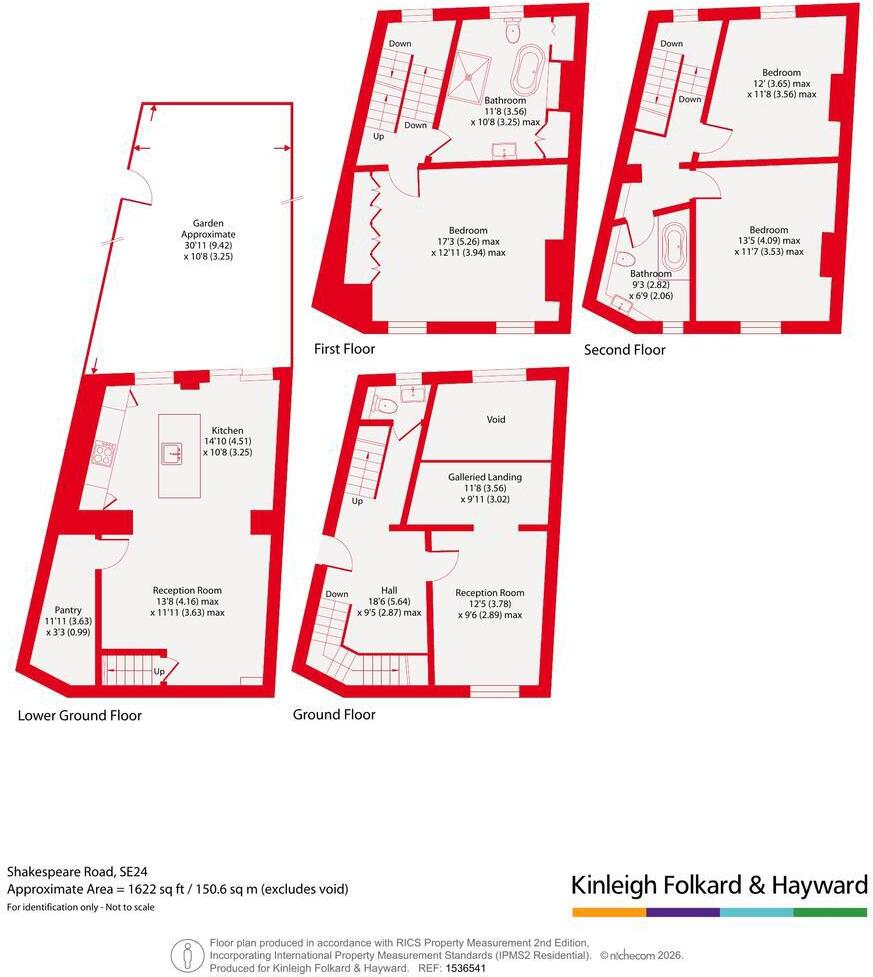 Shakespeare Road, Herne Hill, London, SE24 floorplan
