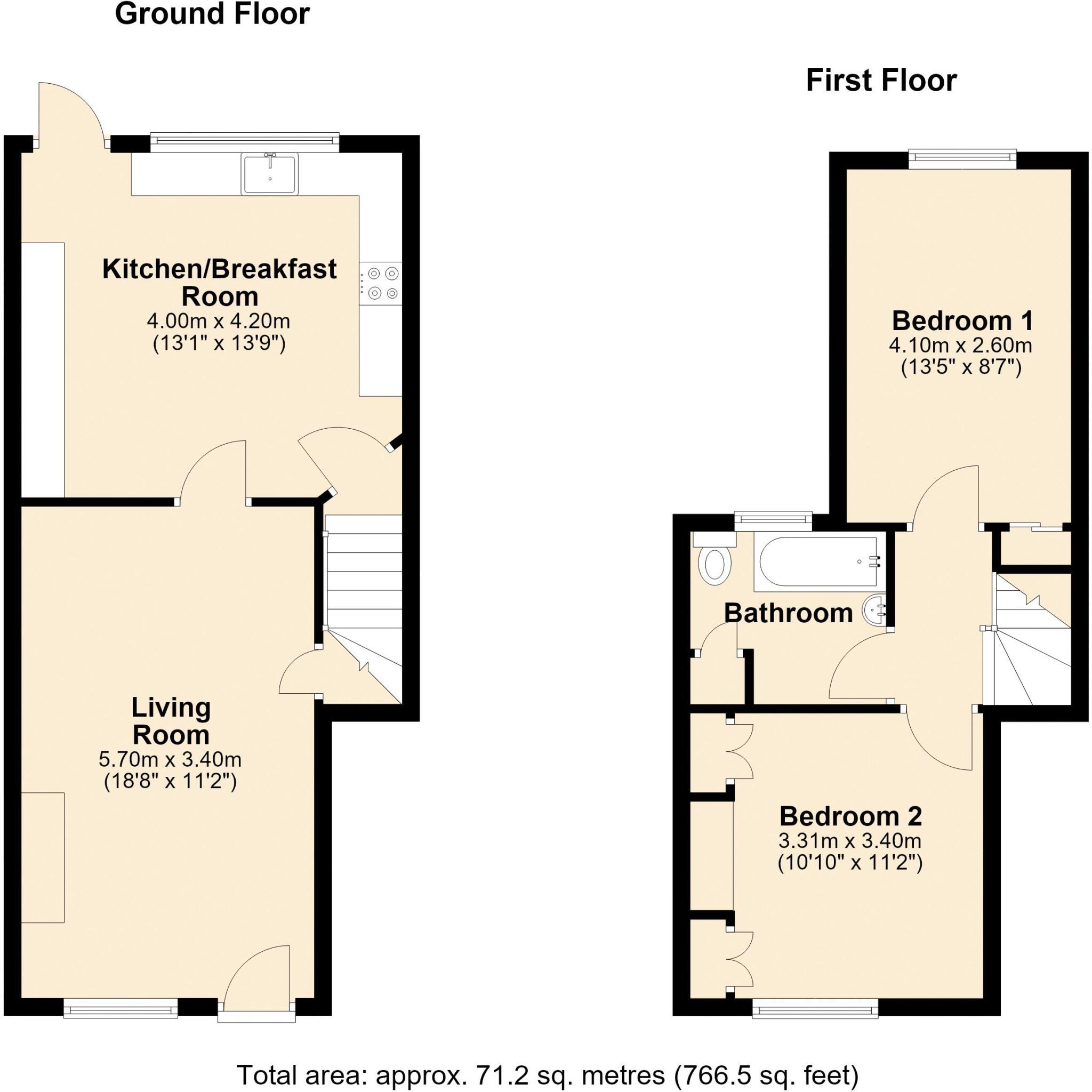 Berghers Hill - Character Cottage floorplan