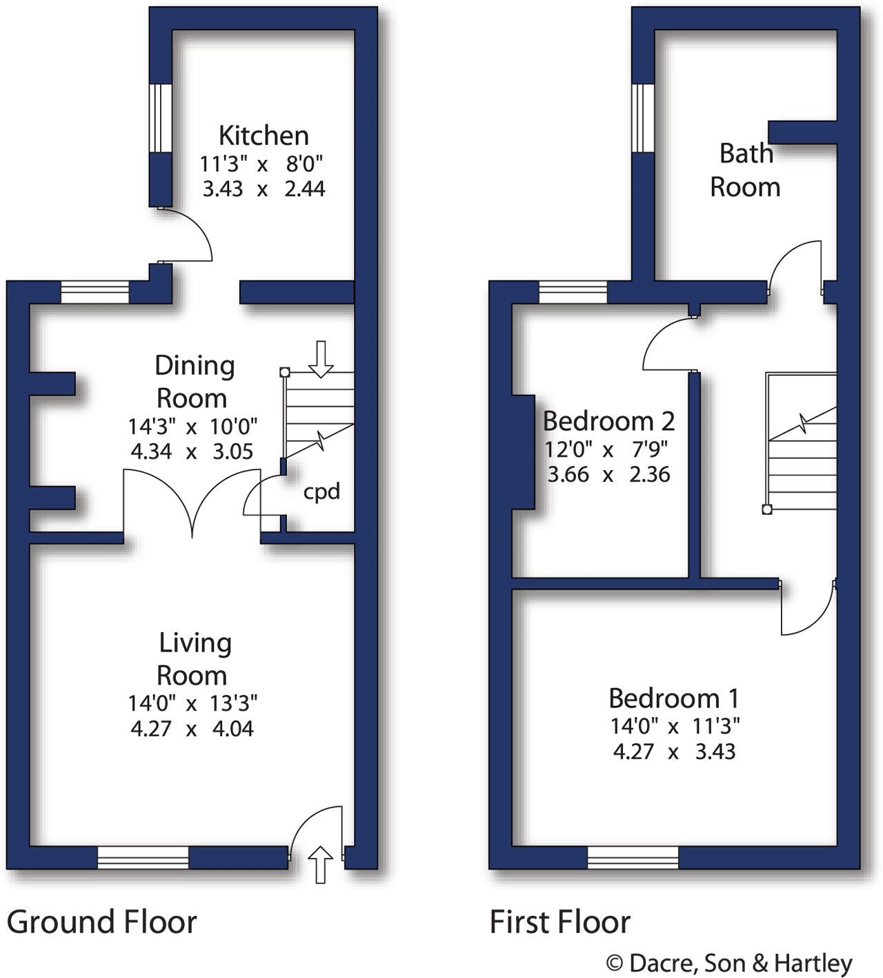 Station Road, Morley, Leeds, West Yorkshire, LS27 floorplan
