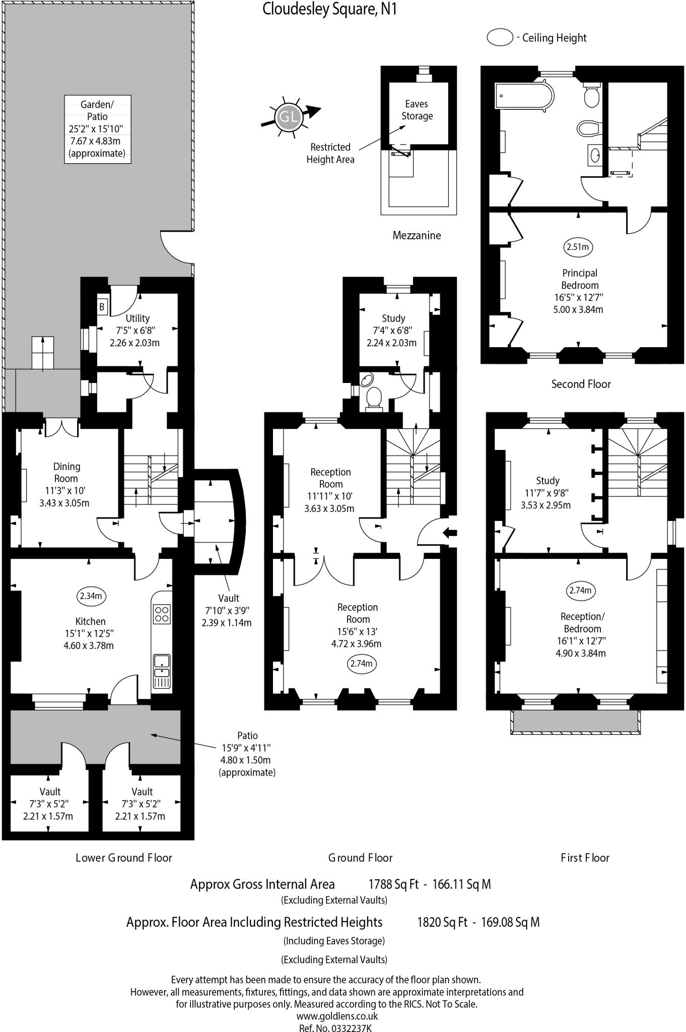 Cloudesley Square, London, N1 floorplan