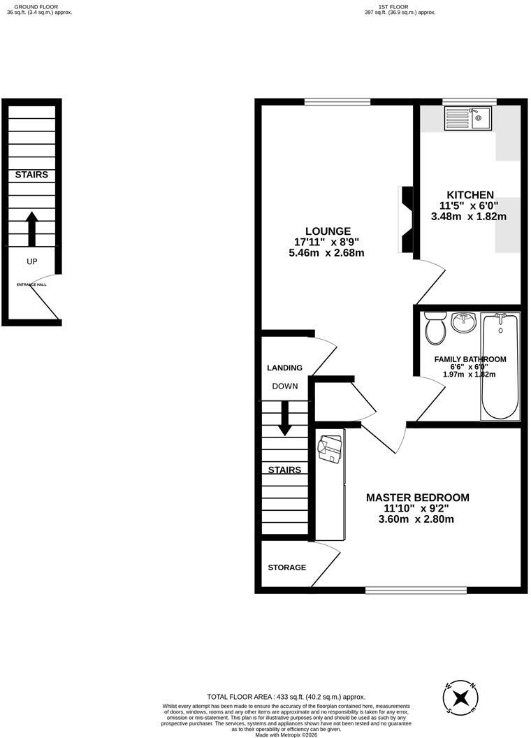 Black Croft, Clayton-Le-Woods, Chorley floorplan