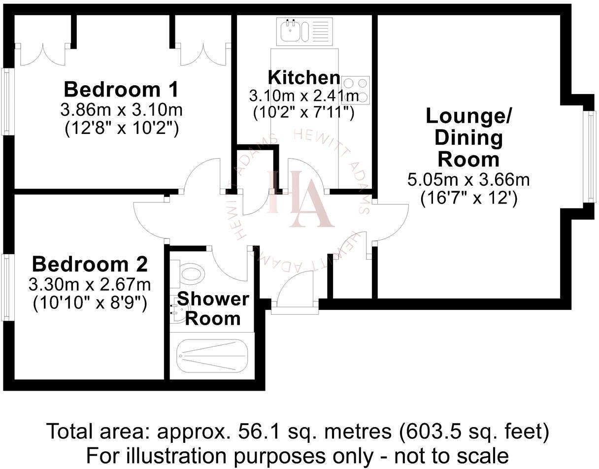 Erica Court, Heswall, Wirral floorplan