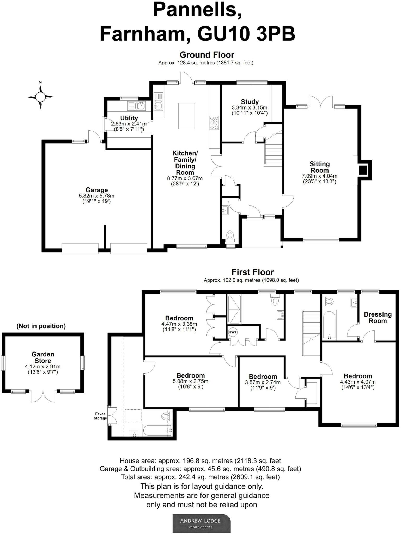 Pannells, Lower Bourne, GU10 floorplan
