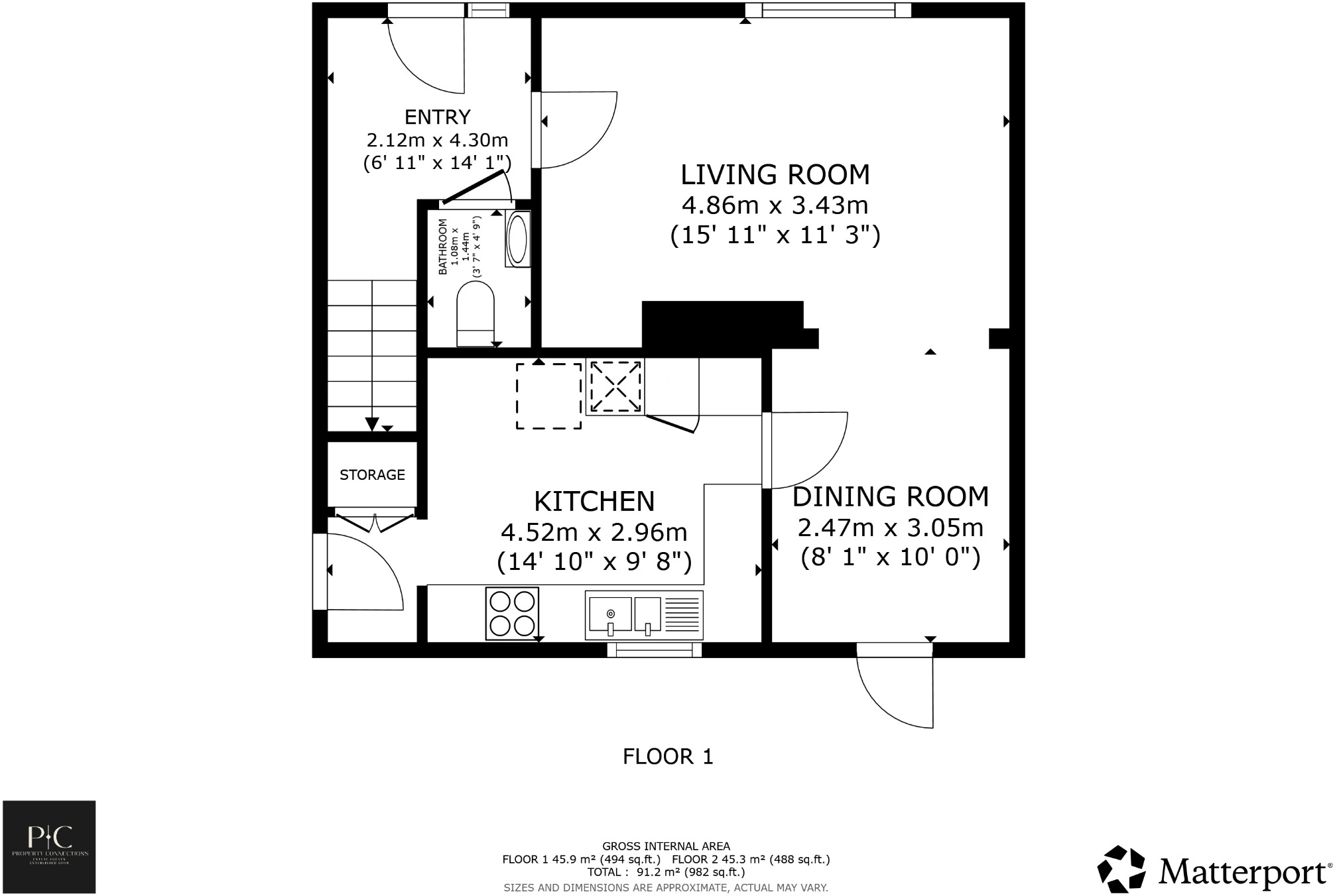 Windyknowe Crescent, Bathgate, West Lothian, EH48 2BU floorplan