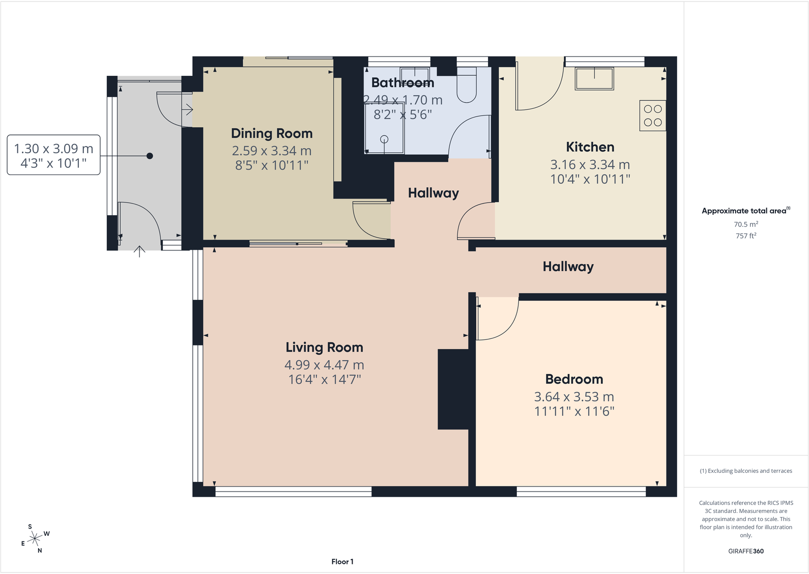 Stanmore Tor, Paignton floorplan