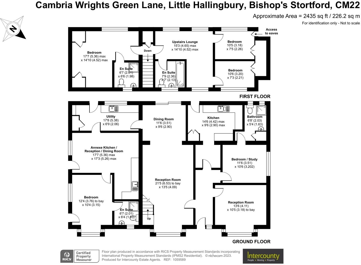 Wrights Green Lane, Little Hallingbury, Bishop's Stortford, CM22 floorplan
