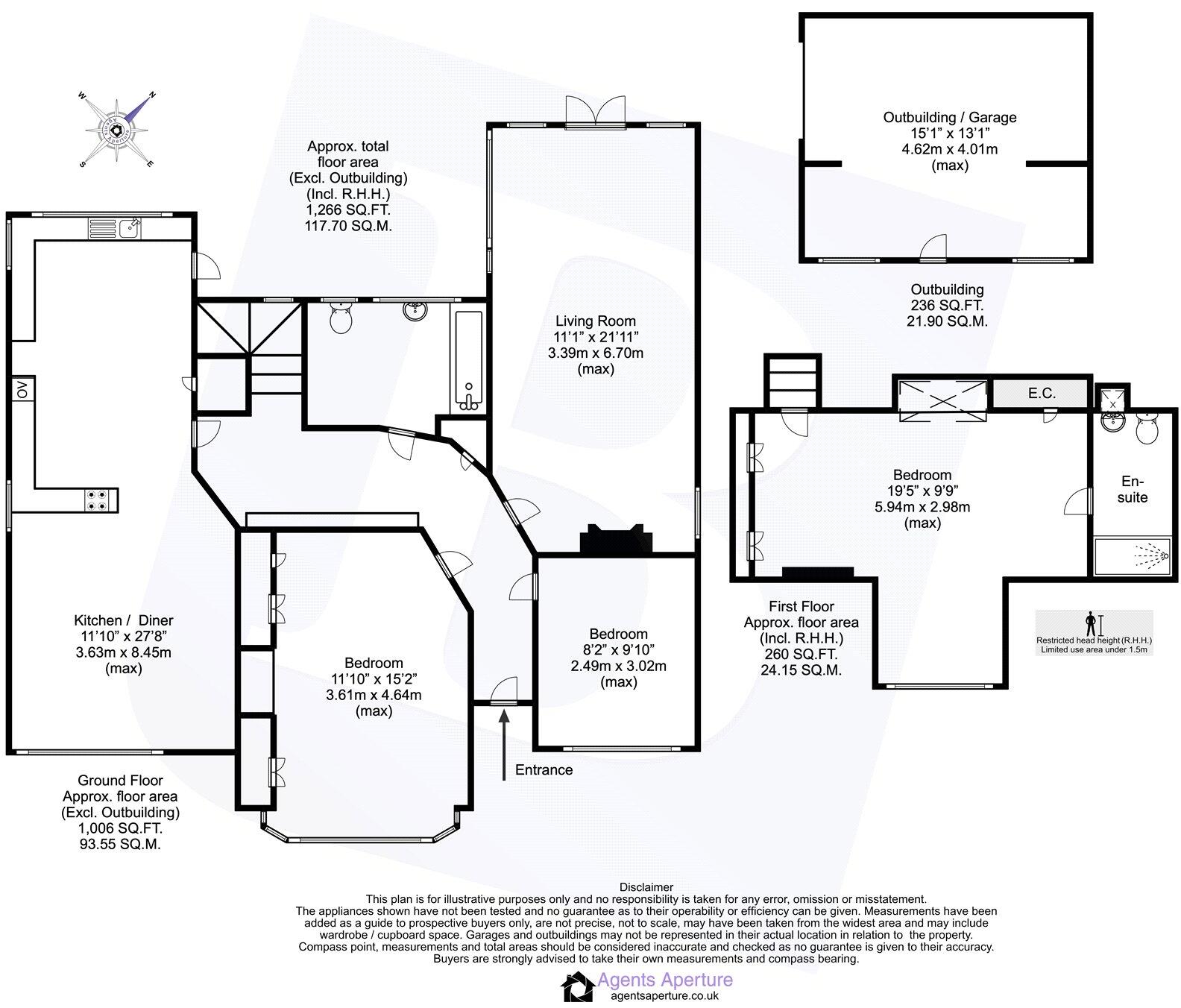 Pine Avenue, Gravesend, Kent, DA12 floorplan