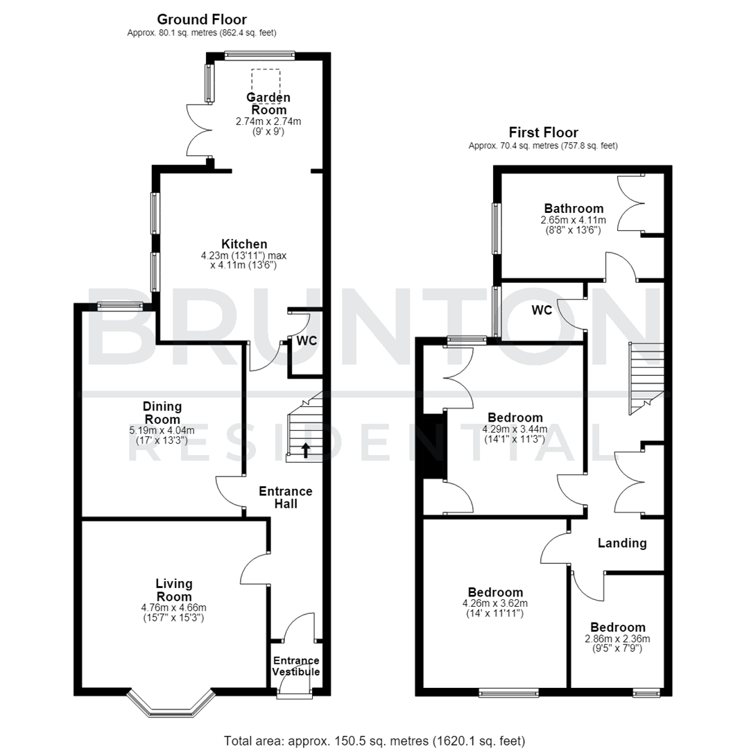 Corchester Avenue, Corbridge, NE45 floorplan