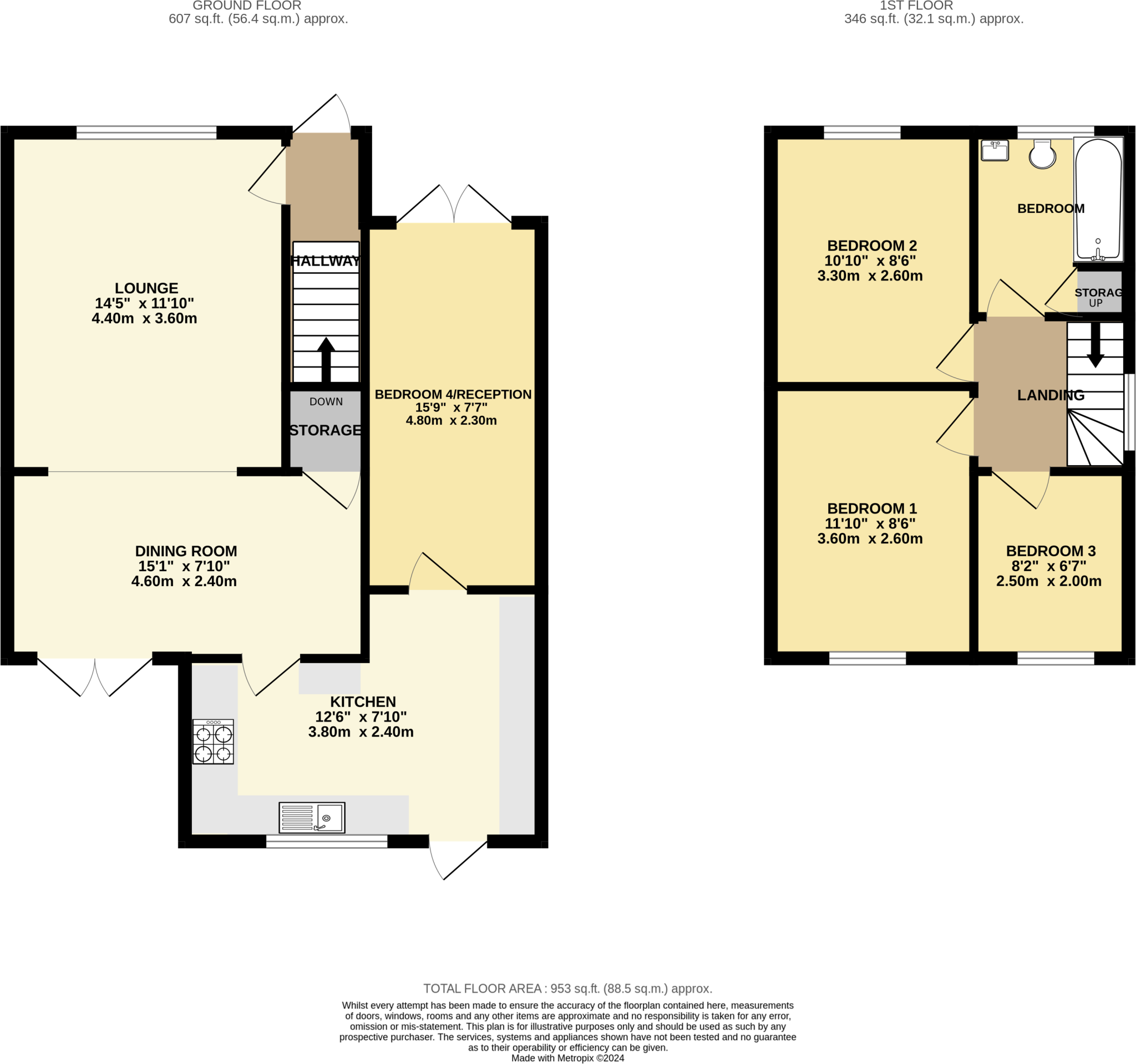 Platters Close, Ipswich, IP3 floorplan