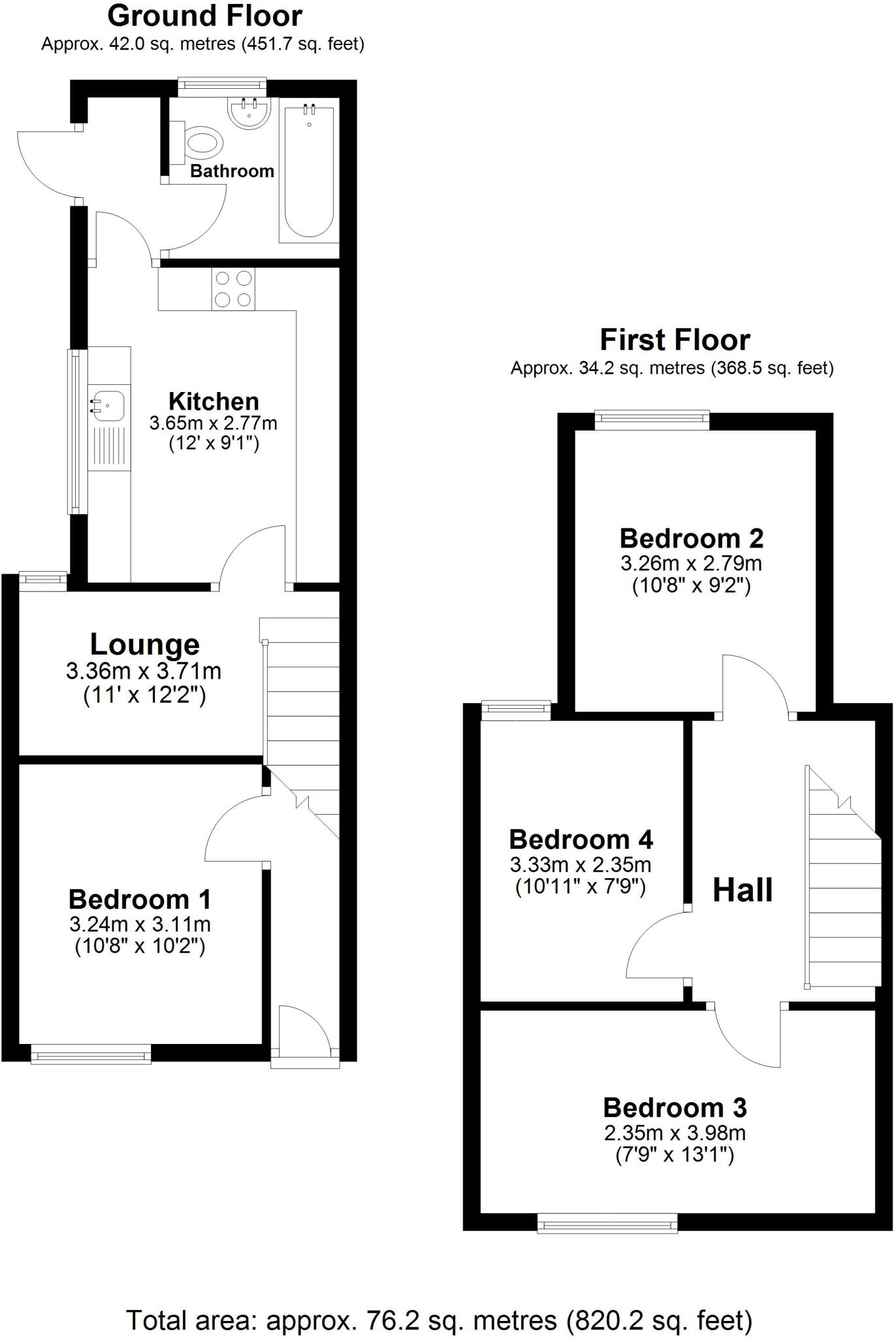 Dean Street Portsmouth PO1 floorplan