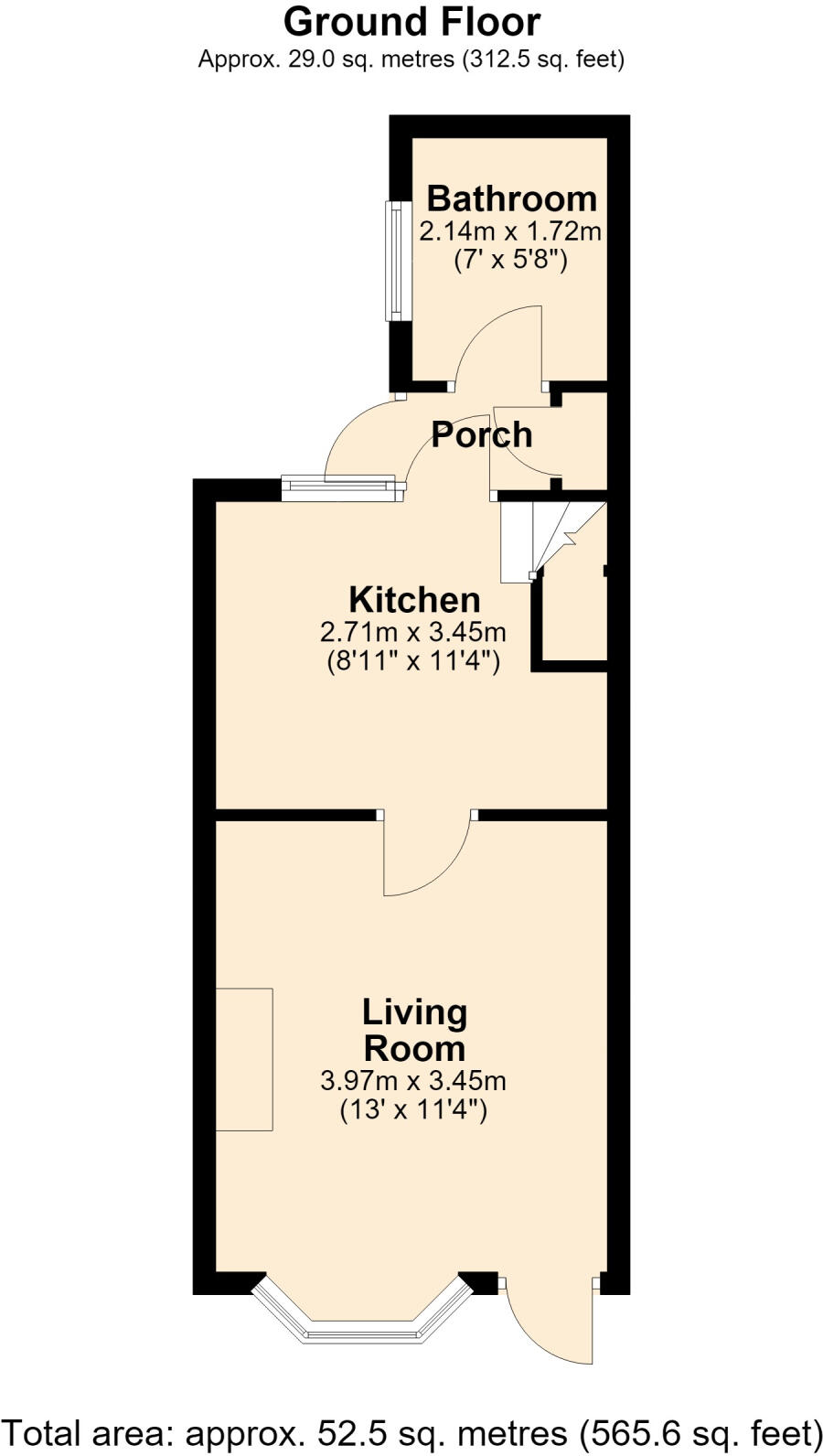Frodsham Street, Hull, HU9 5QU floorplan