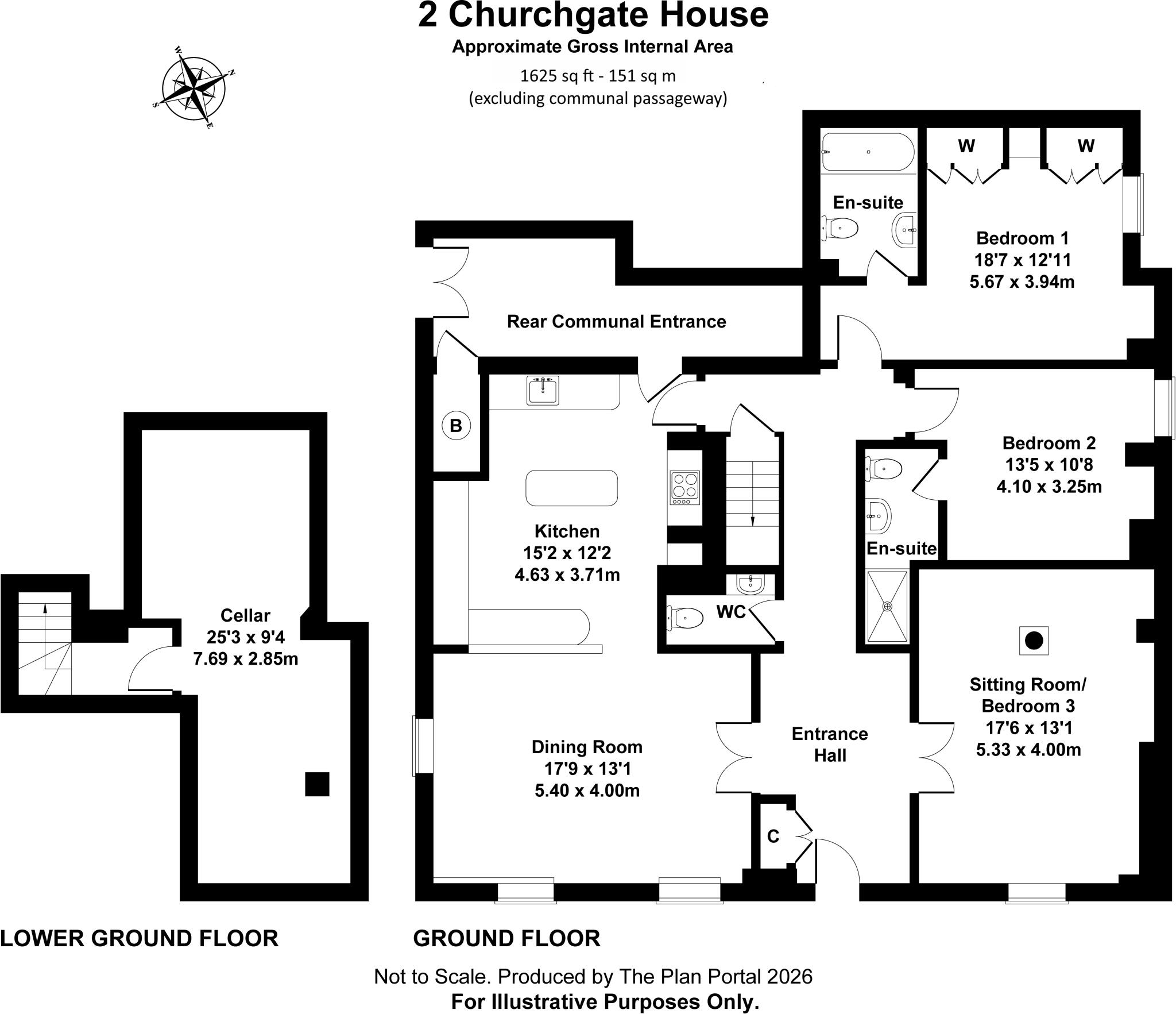 Church Gate House, High Street, Headley, Bordon, Hampshire floorplan