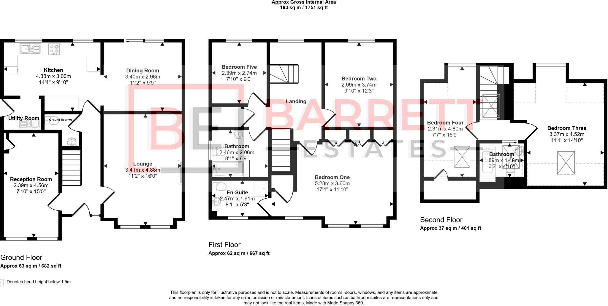 Nightingale Close, Rayleigh, Essex, SS6 floorplan