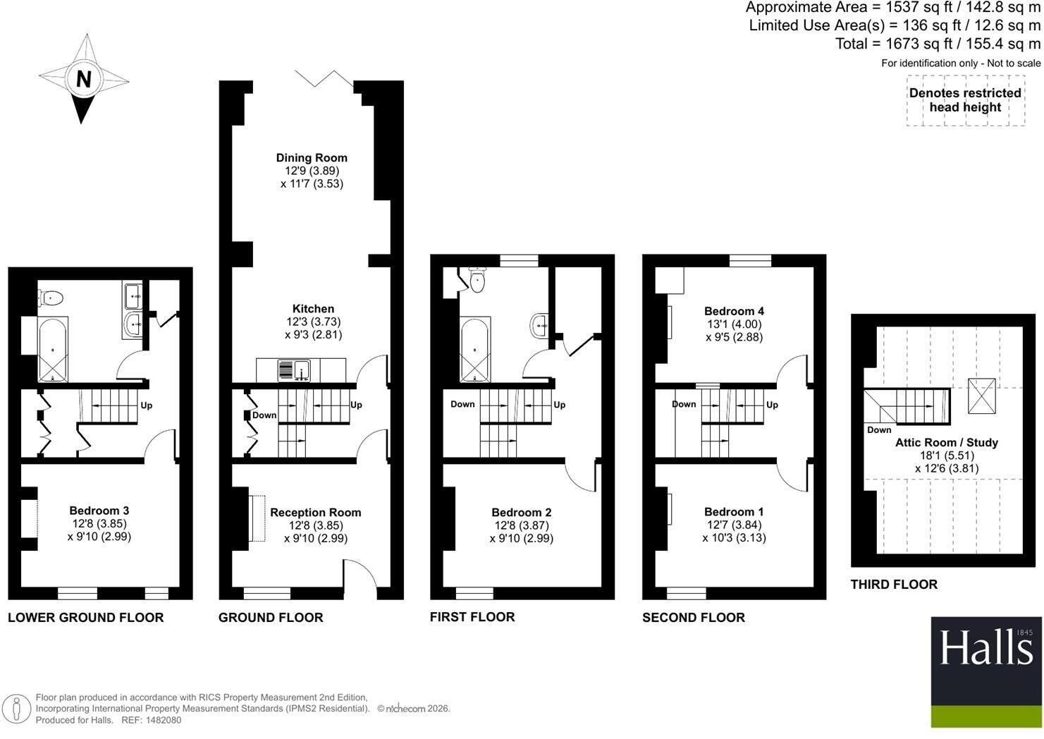191 Abbey Foregate, Shrewsbury, SY2 6AH floorplan