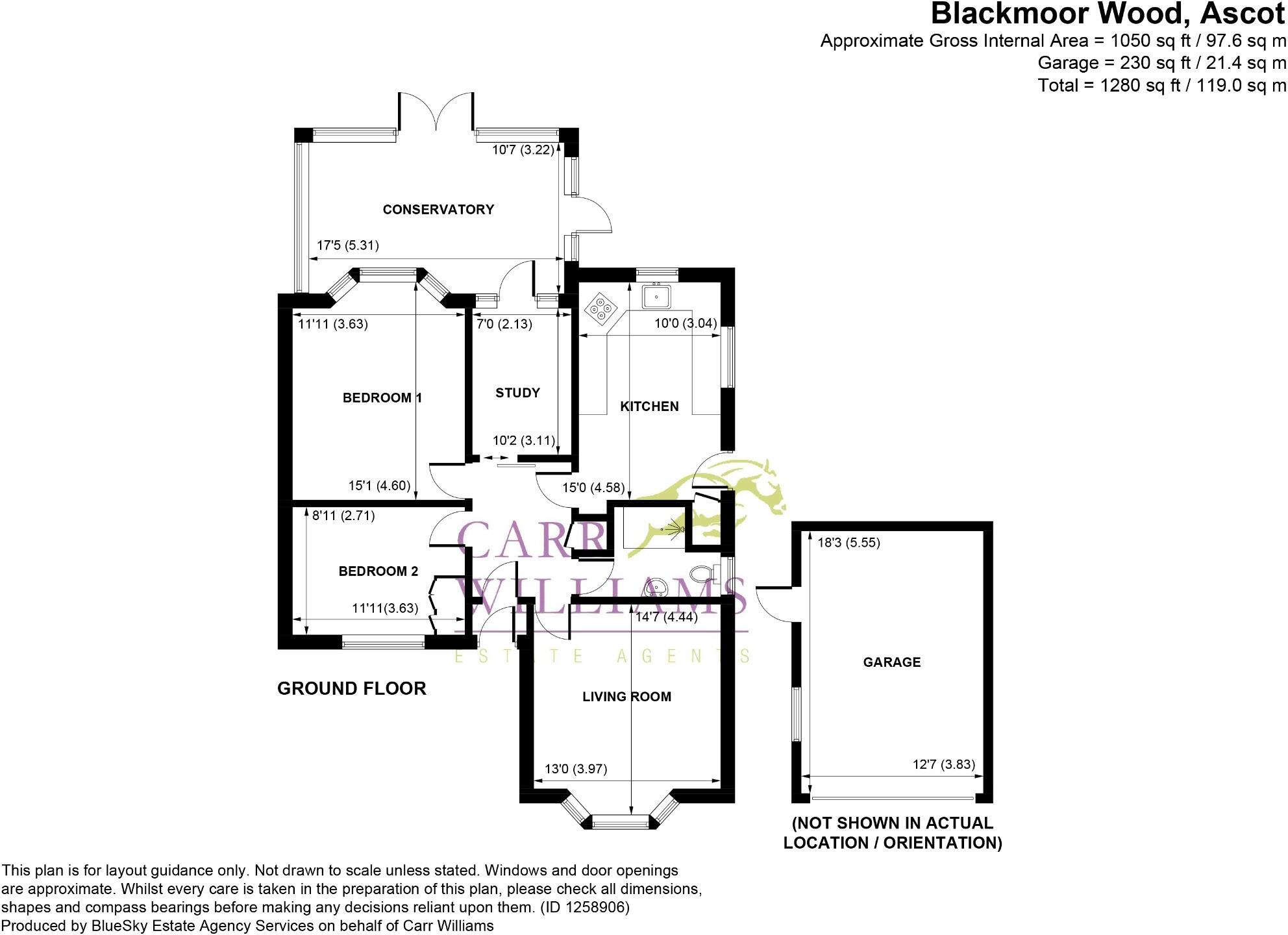 Blackmoor Wood, Ascot, Berkshire, SL5 8EL floorplan