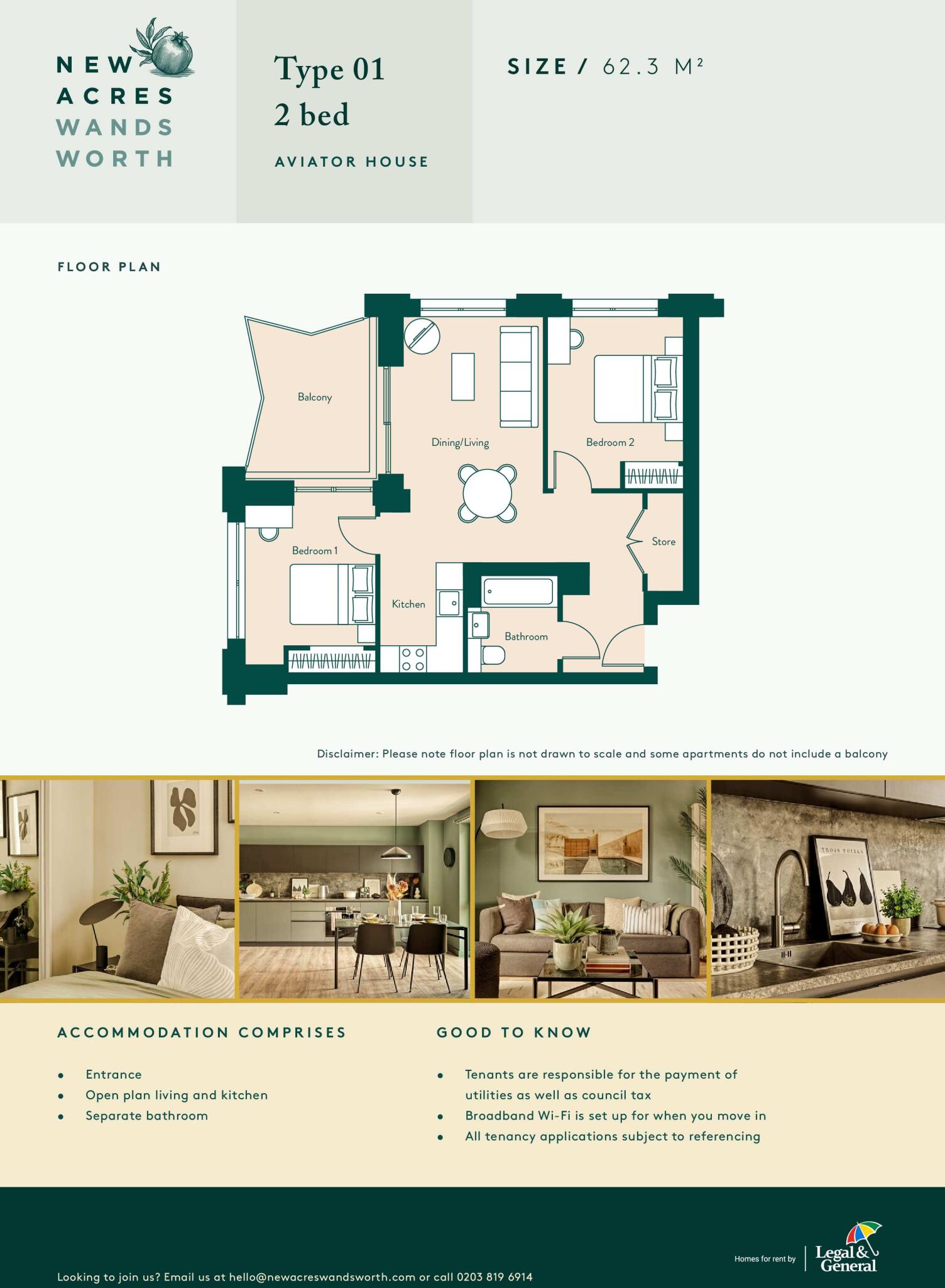New Acres, Wandsworth, SW18 floorplan