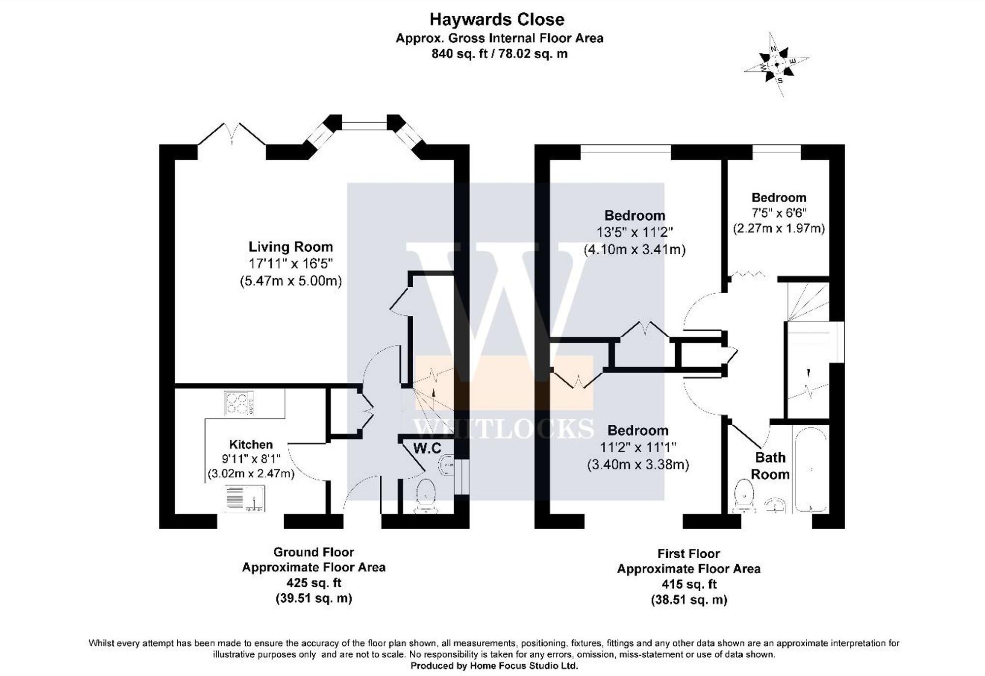 Haywards Close, Felpham, Bognor Regis, PO22 floorplan