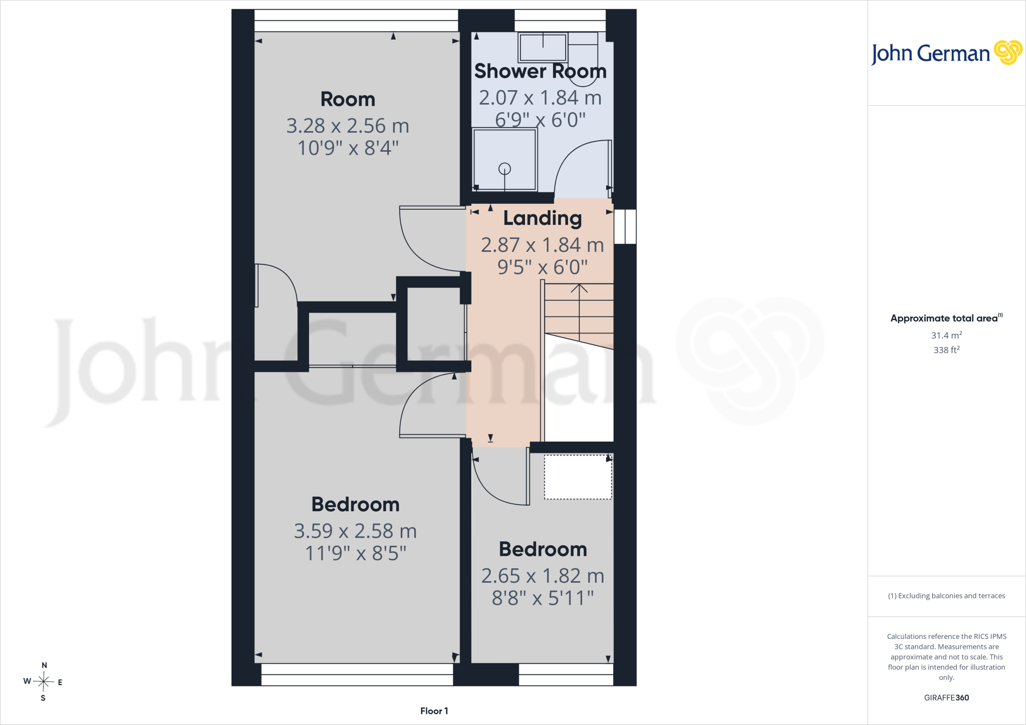 The Eyrie, Burton-on-Trent floorplan