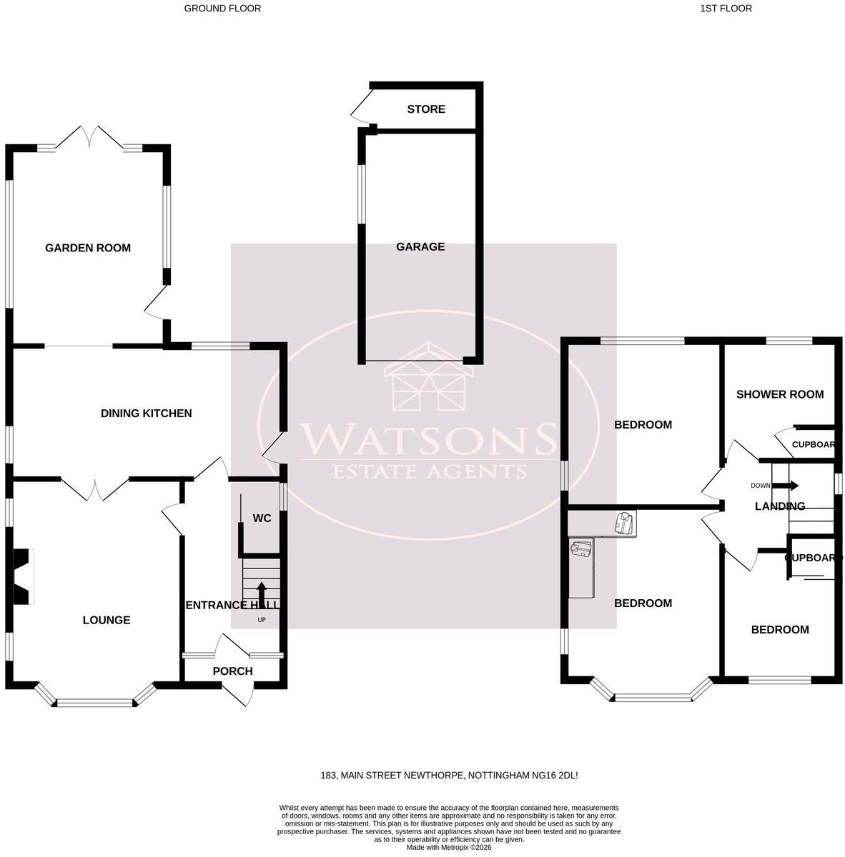 Main Street, Newthorpe, Nottingham, NG16 floorplan