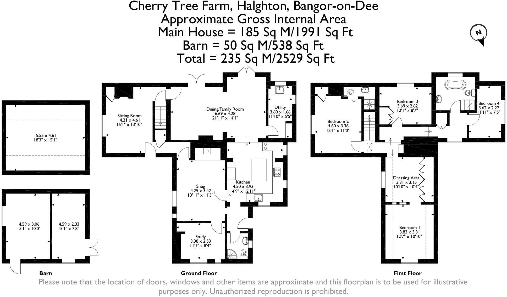Halghton, Bangor-On-Dee floorplan