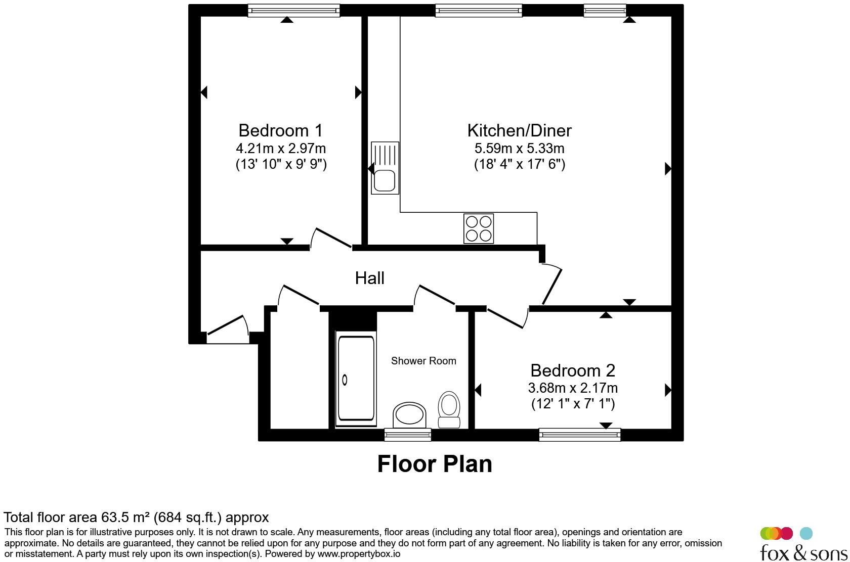 Argus Road, Lee-On-The-Solent floorplan