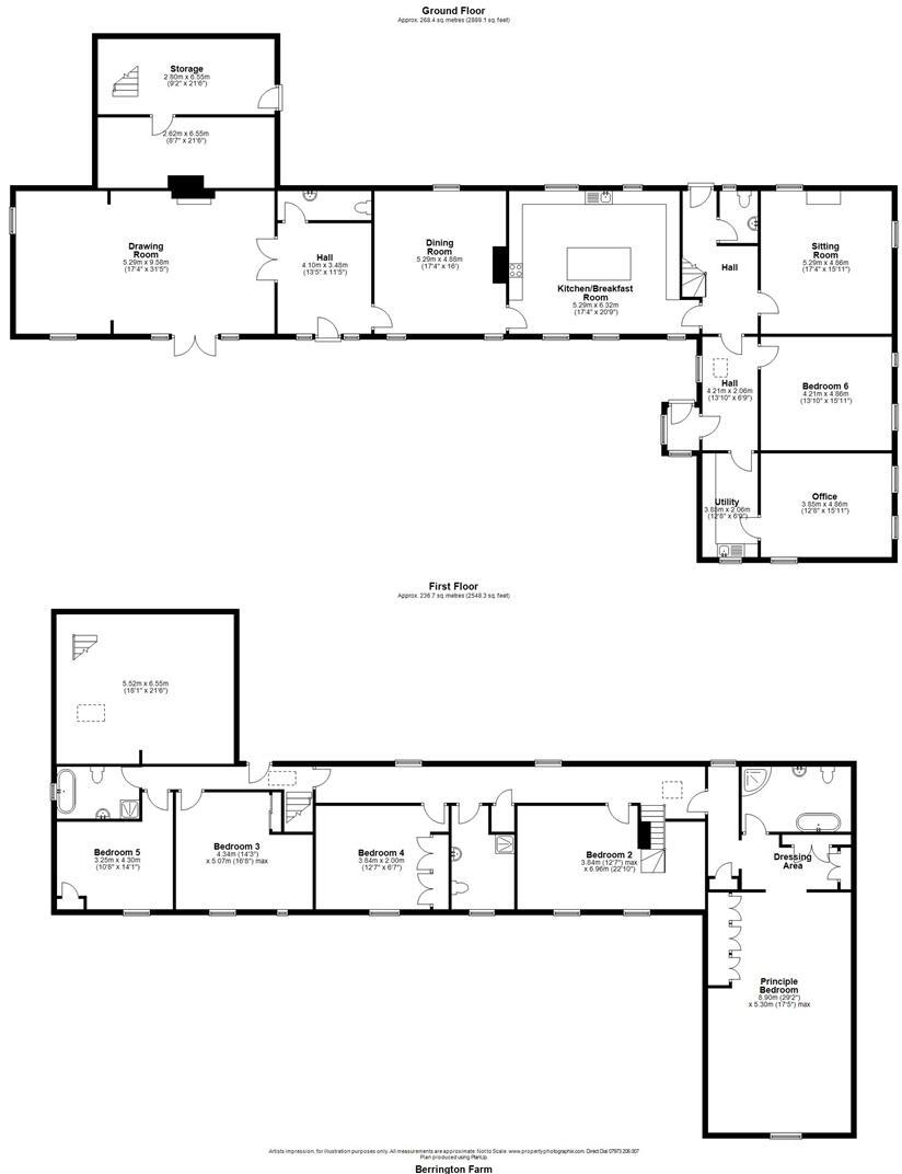 Berrington, Shrewsbury floorplan