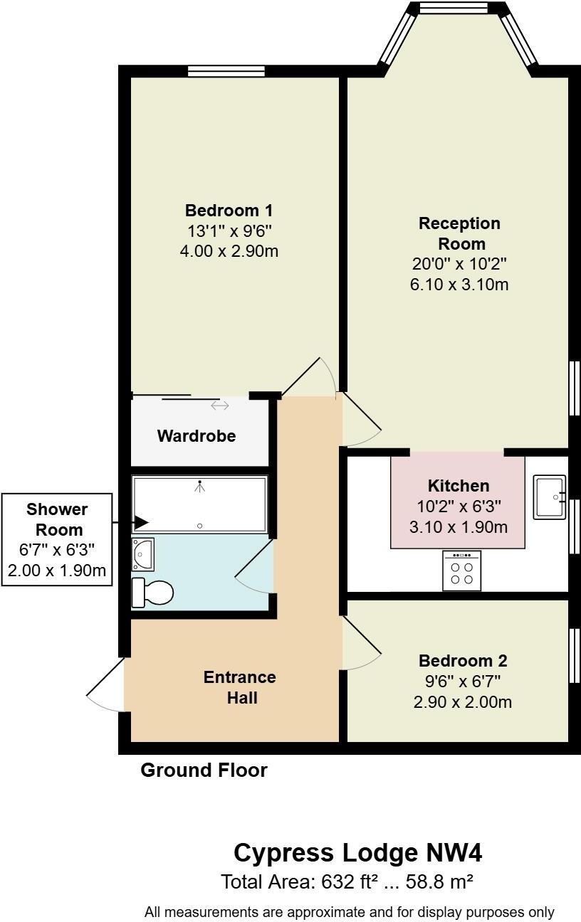 Cypress Lodge,    Brent View Road, London floorplan