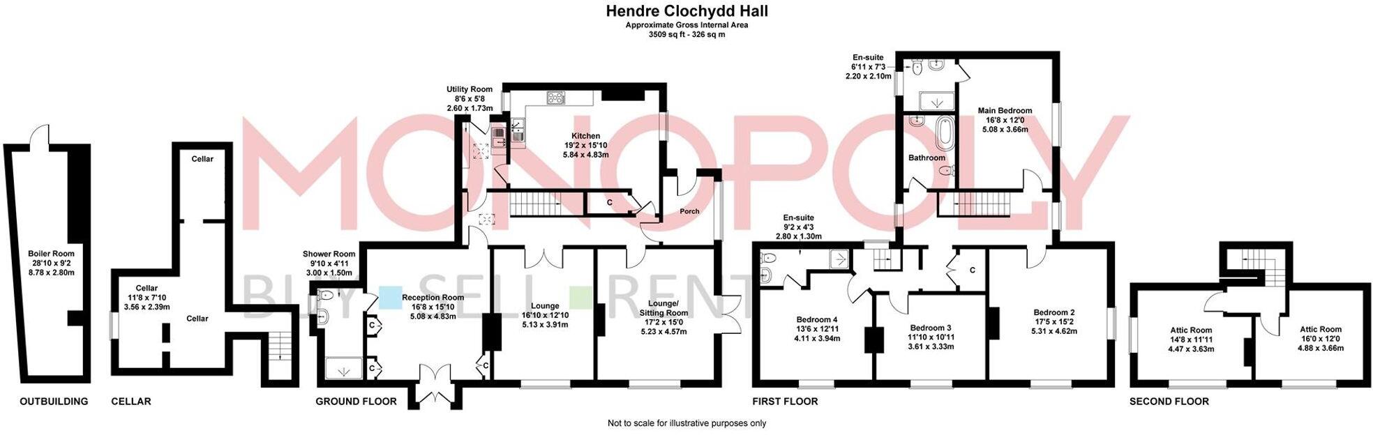 Llanaber, Barmouth, LL42 floorplan