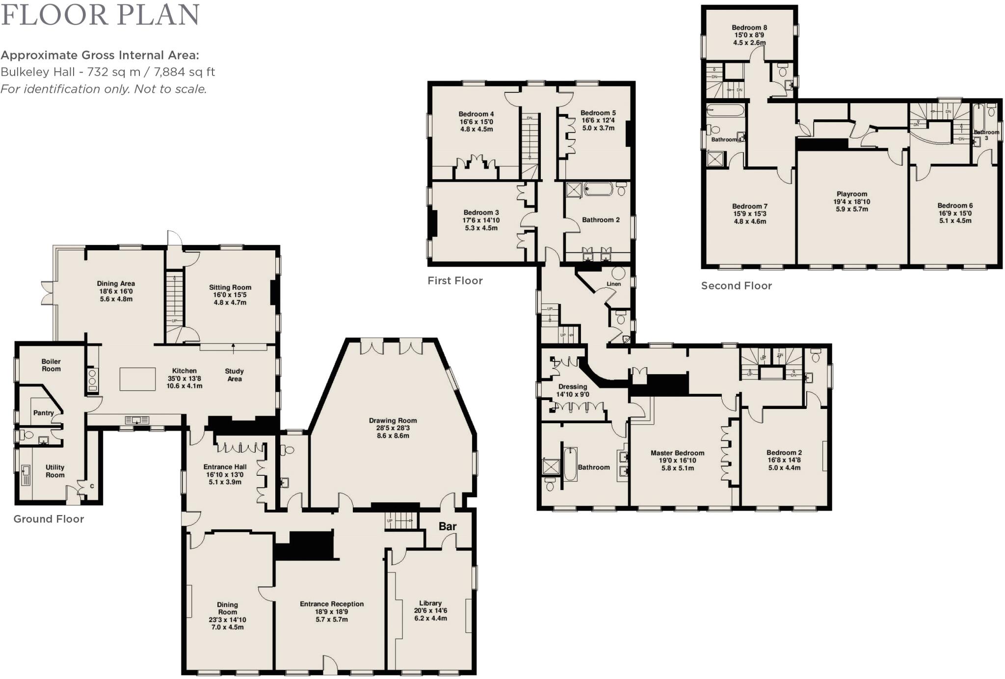 Bulkeley, Cheshire, SY14 floorplan