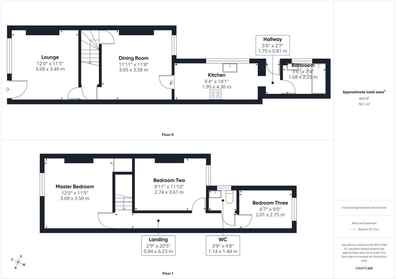 King Street, Pinxton, NG16 floorplan