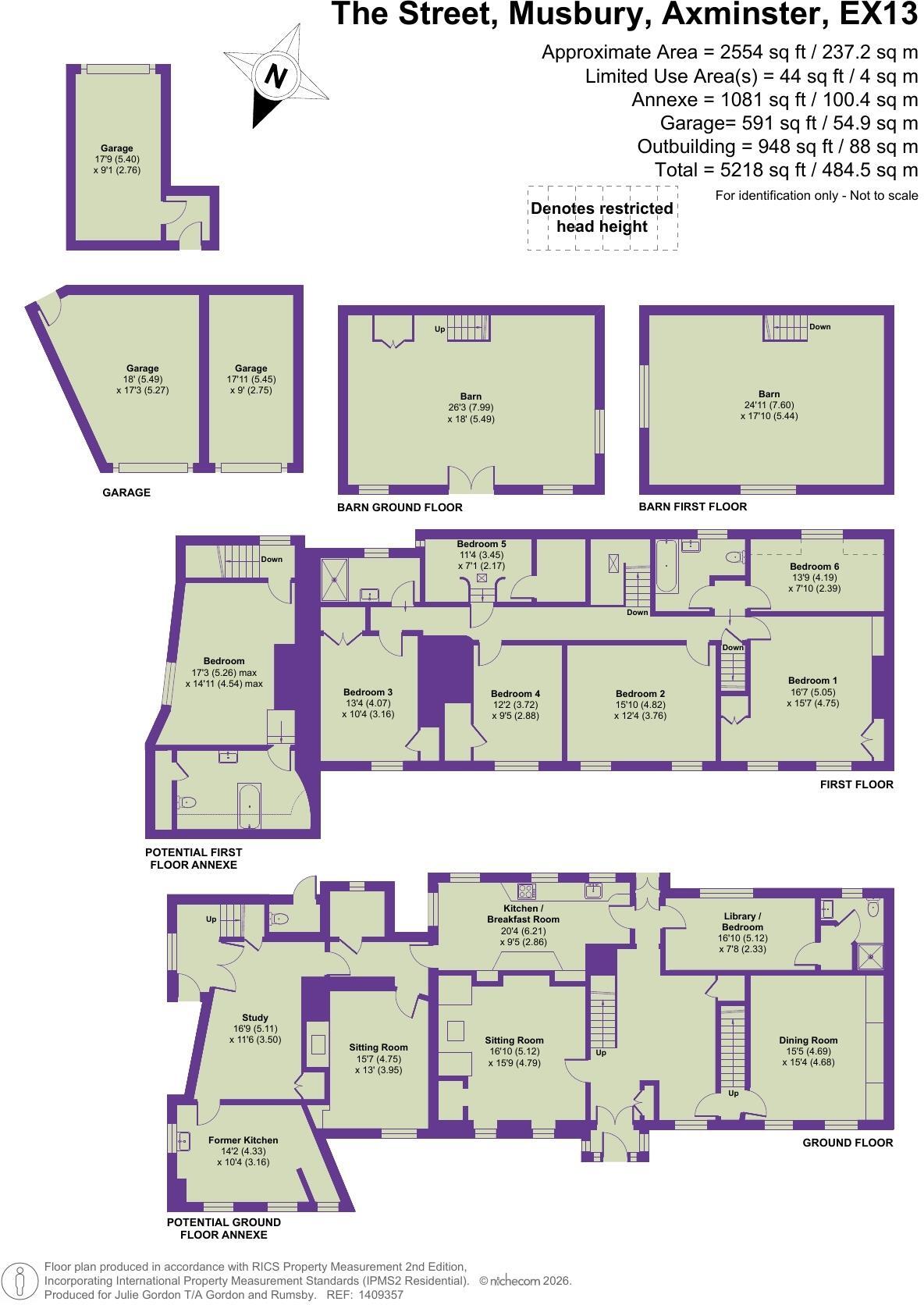 The Street, Musbury.Devon floorplan