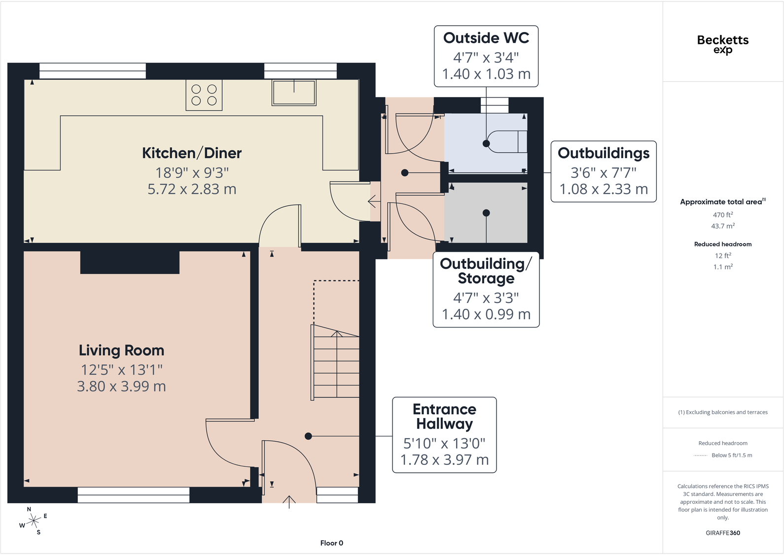 6 St. Michaels Close, Waddington, Lincoln, LN5 9RR floorplan