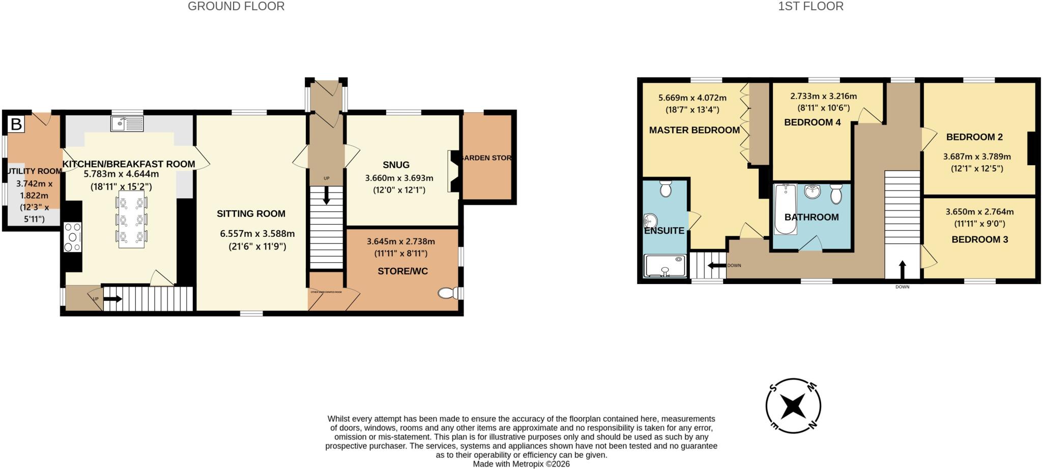 Peter Tavy floorplan