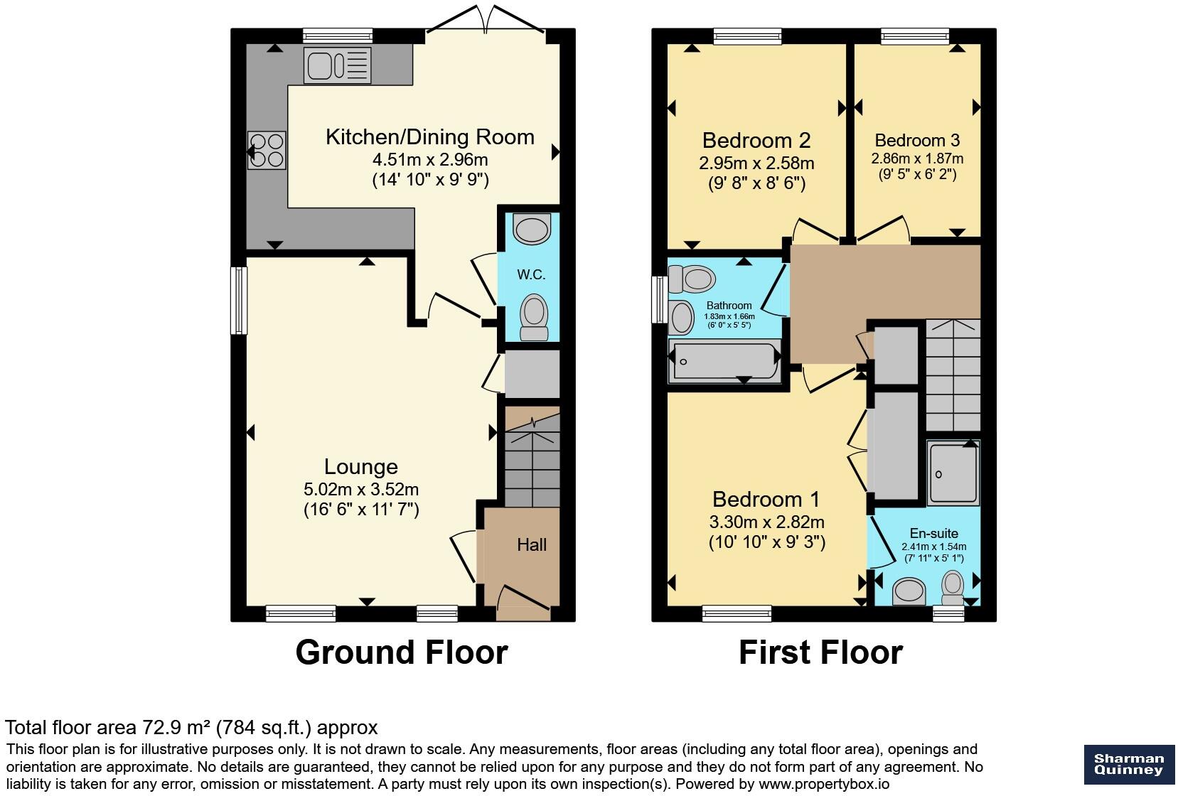 Hartley Avenue, Peterborough floorplan