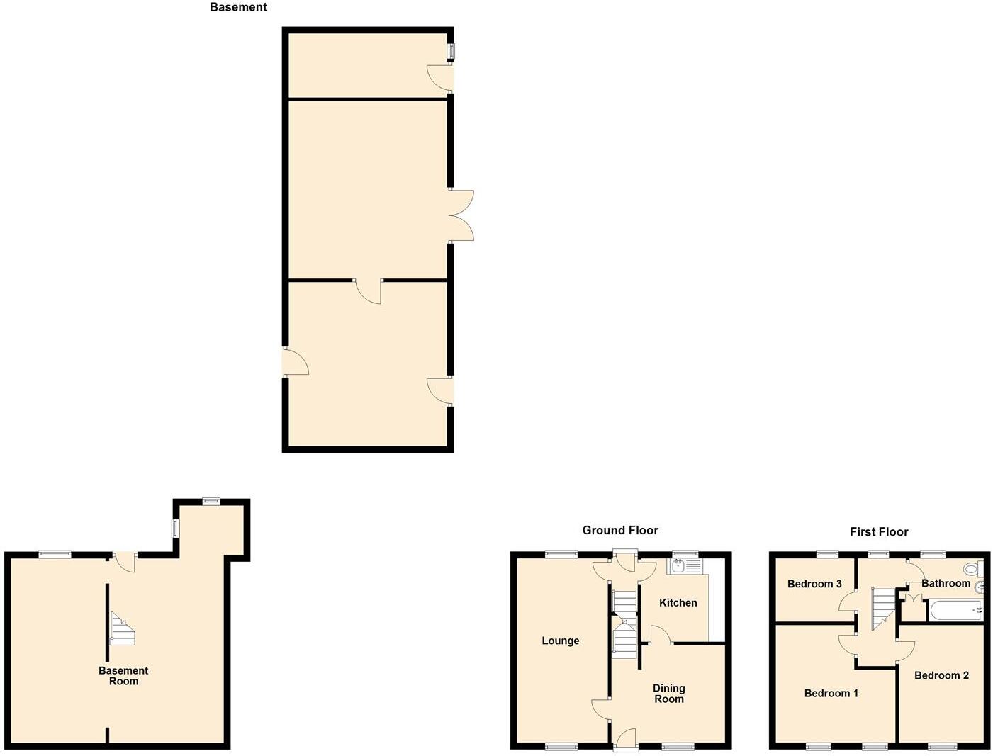 Glenydd, Llanbedr floorplan
