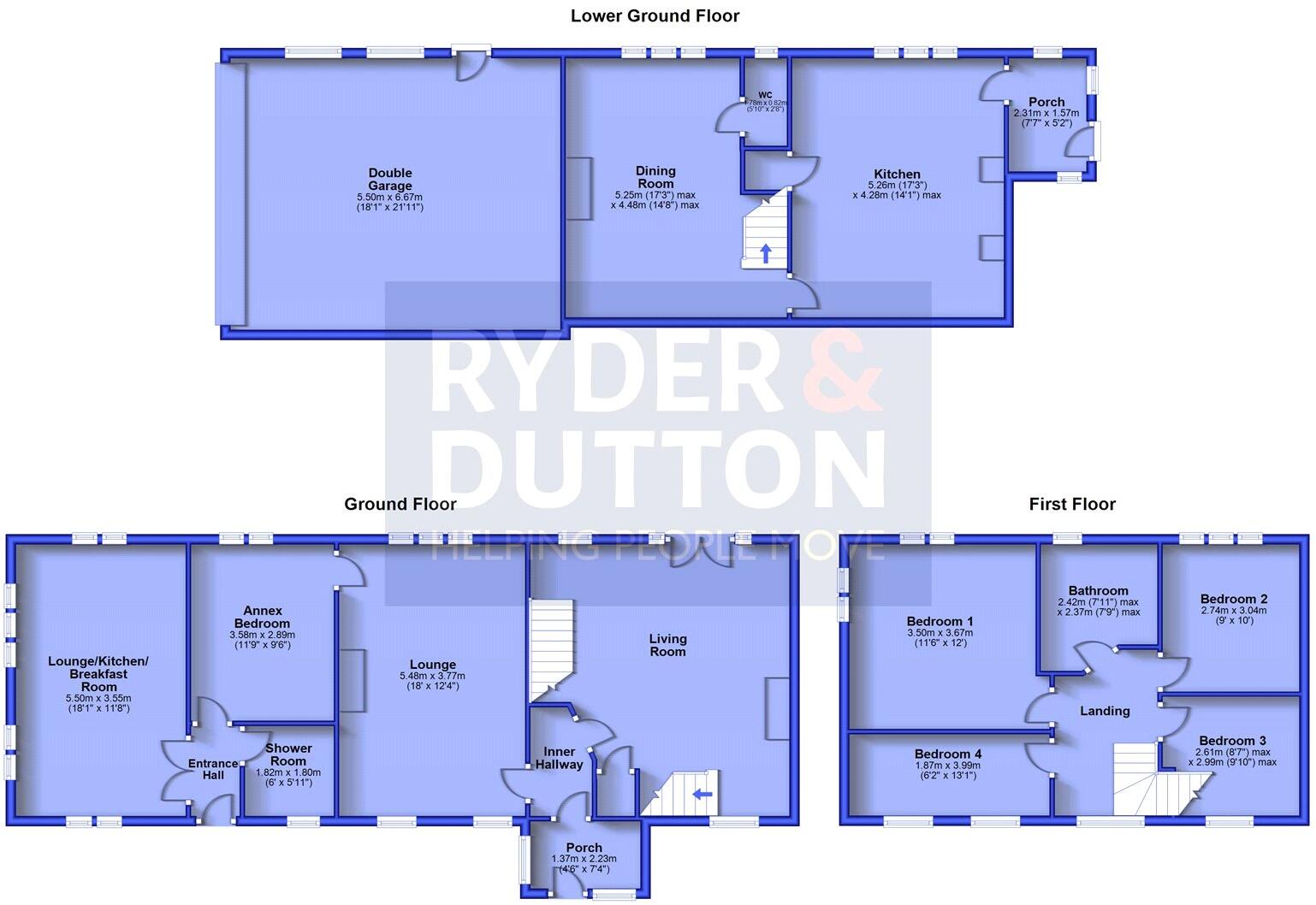 Standedge, Delph, Saddleworth, OL3 floorplan
