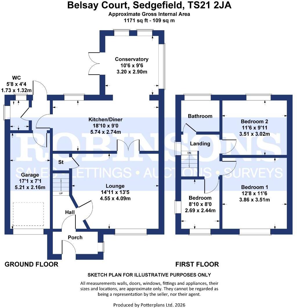 Belsay Court, Sedgefield, Stockton-On-Tees floorplan