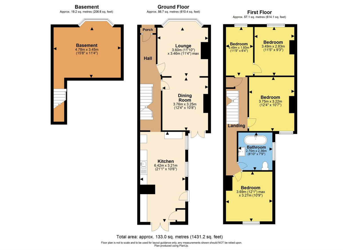 Moorland Road, Boxmoor, HP1 floorplan